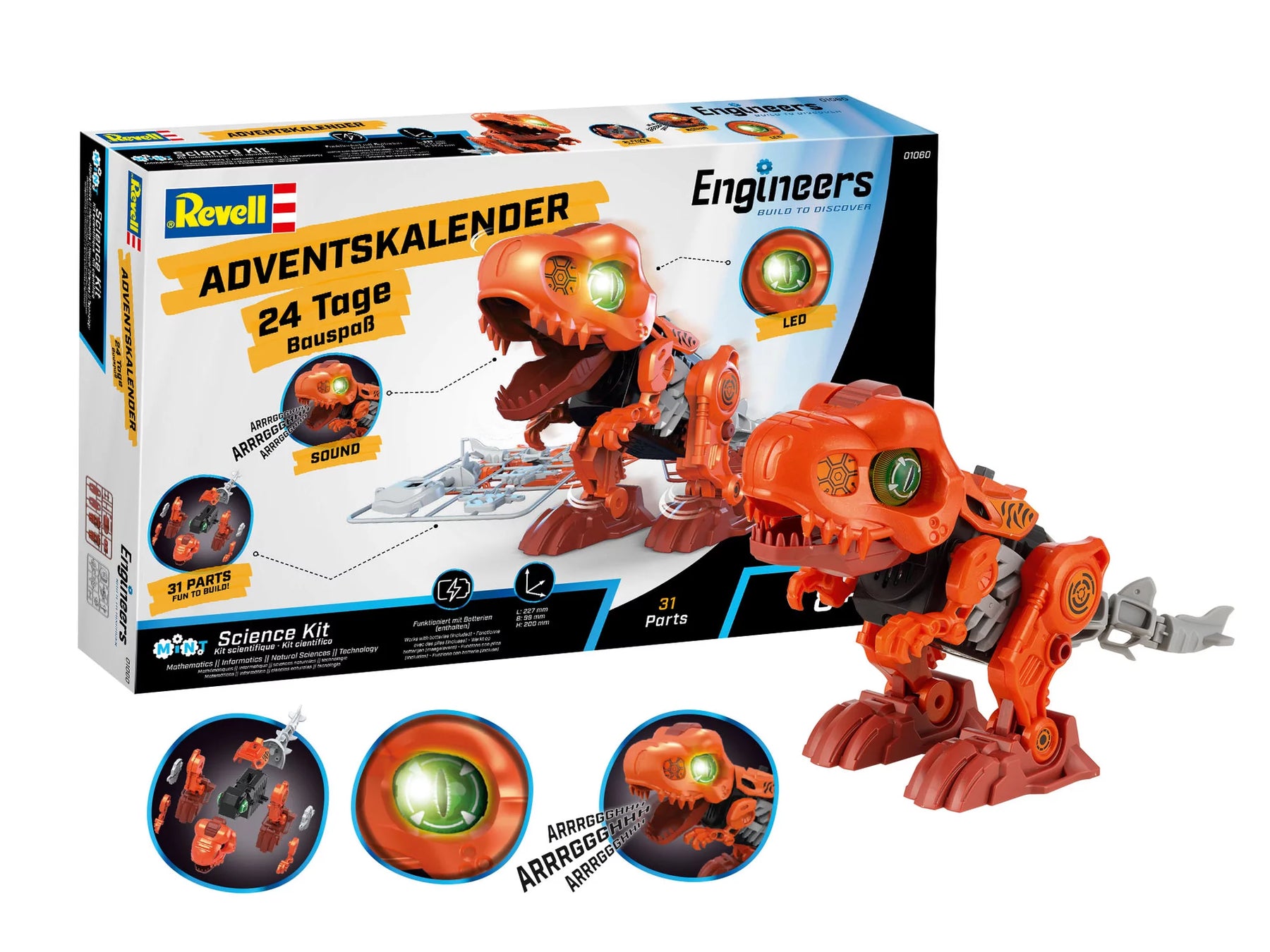 Adventskalender Engineers „Electric T.Rex“