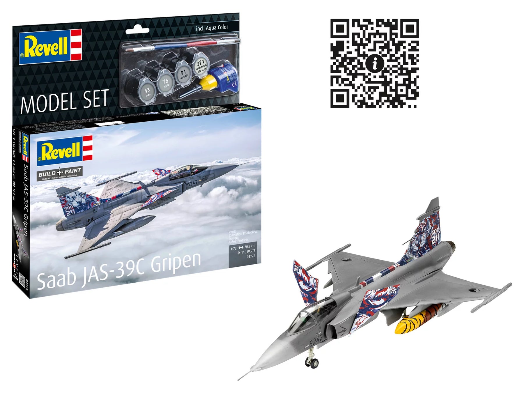 Model Set Saab JAS-39C Gripen