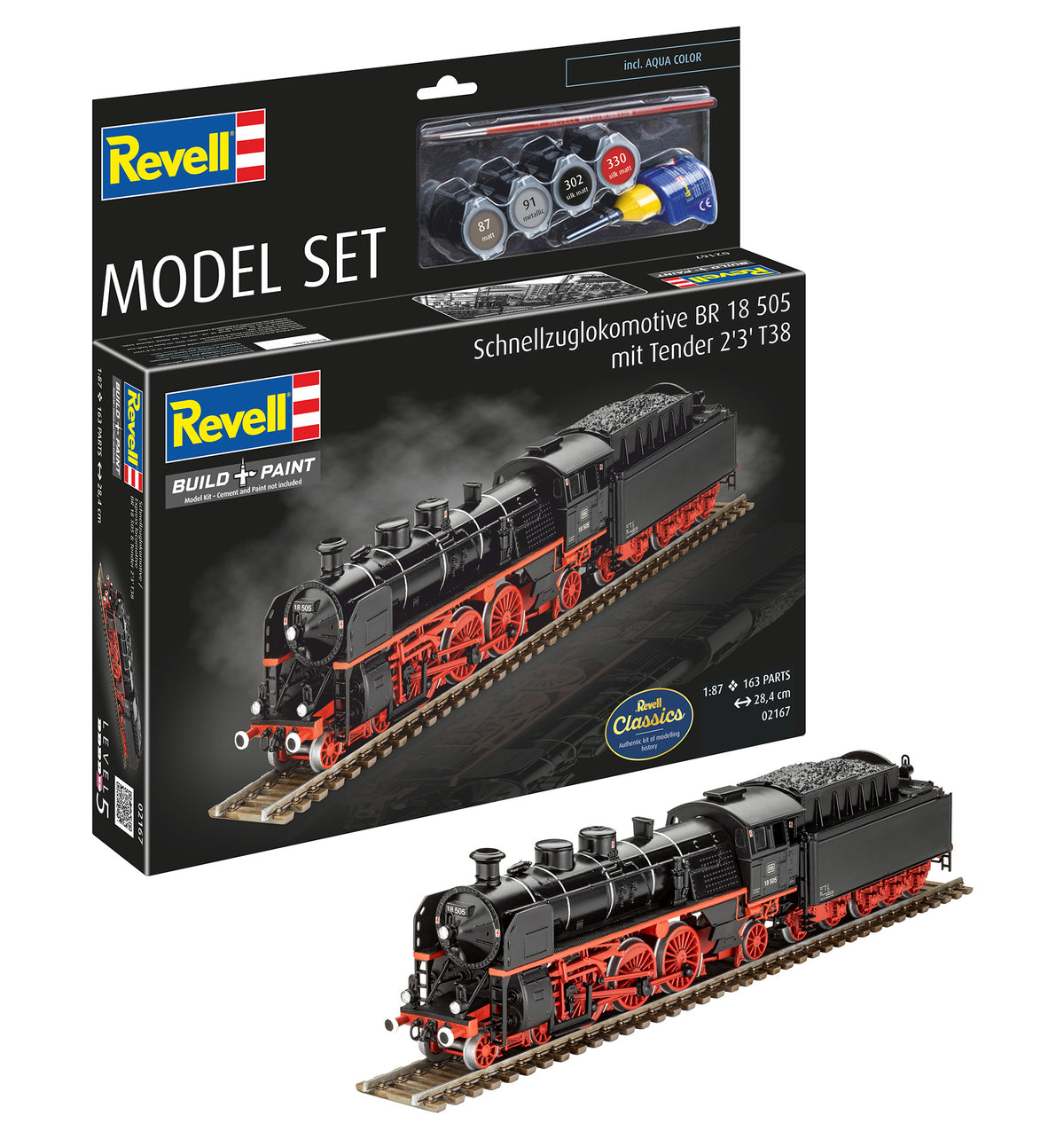 Coffret miniature Express Loco BR 18 505 avec annexe