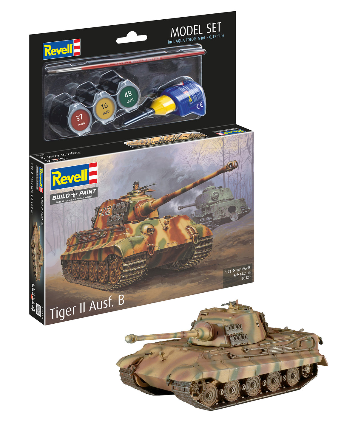 Modellkészlet Tiger II Ausf. B