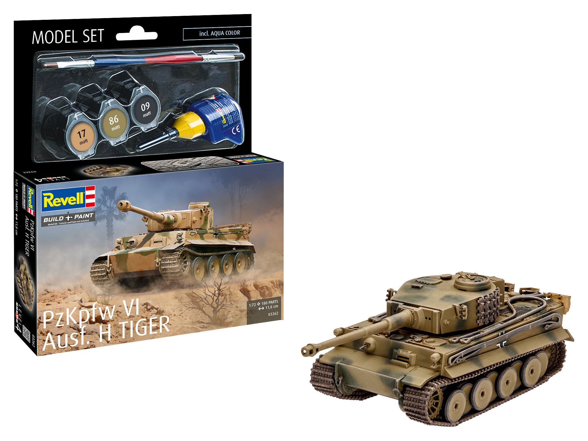 ハセガワ Revell 2箱セット Model Set PzKpfw VI Ausf. H Tiger