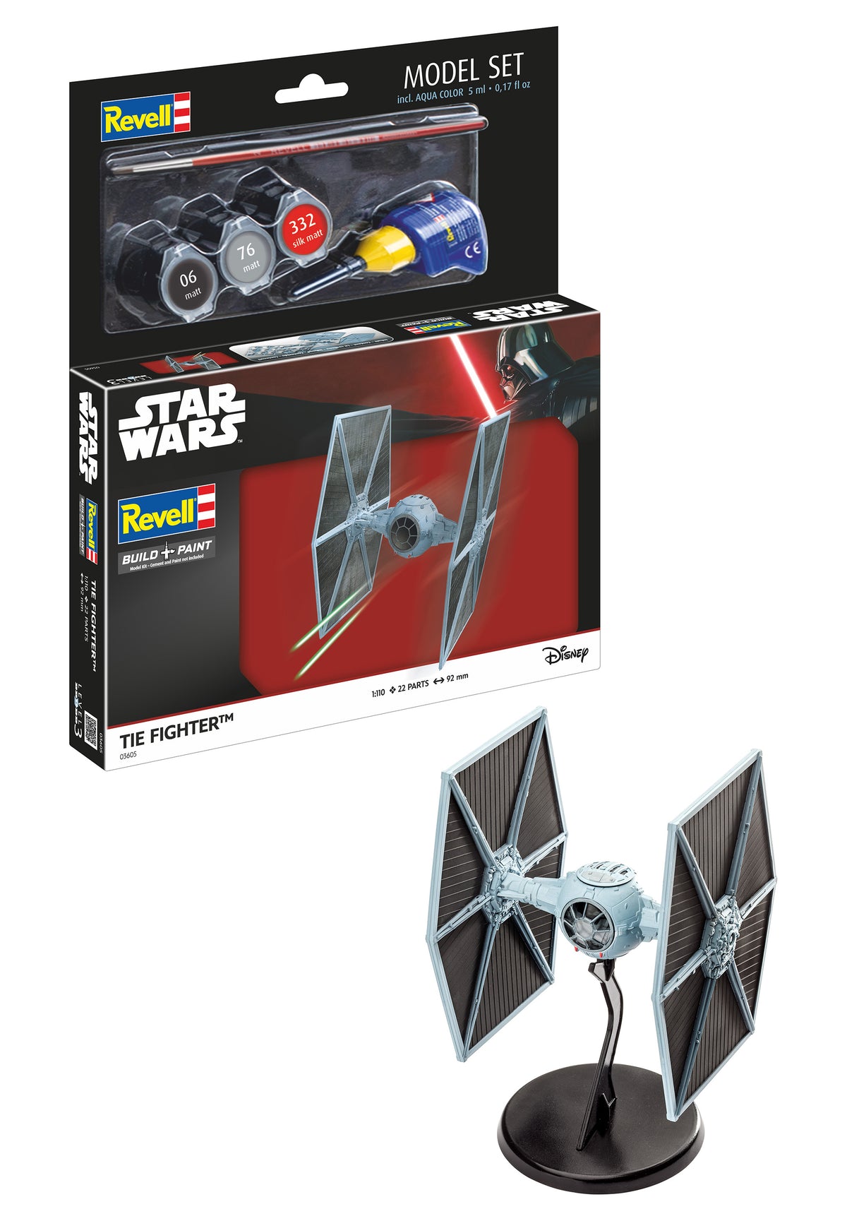 Modellkészlet TIE Fighter