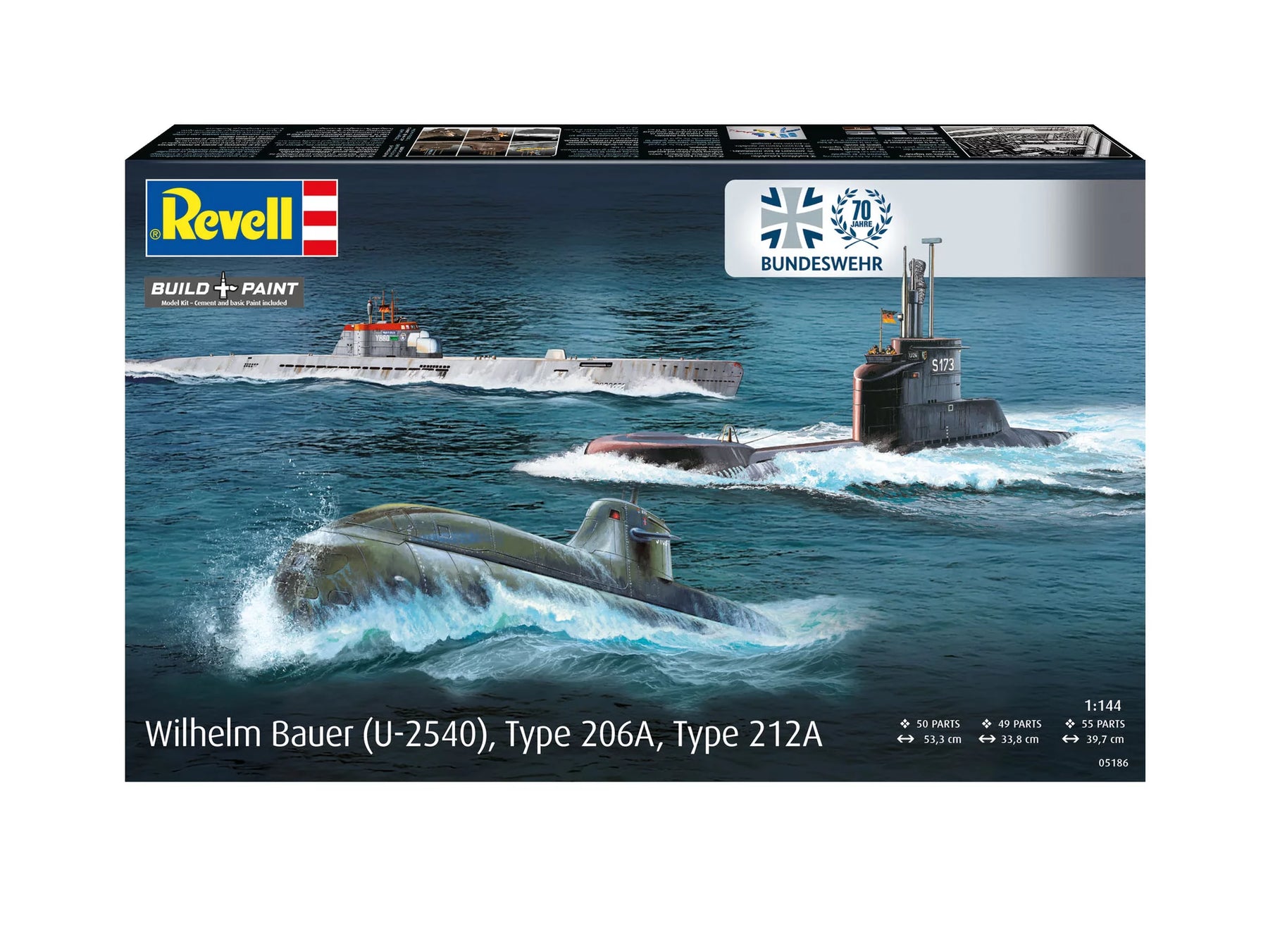 70 Years Bundeswehr:Wilhelm Bauer,Type 206A,Class2