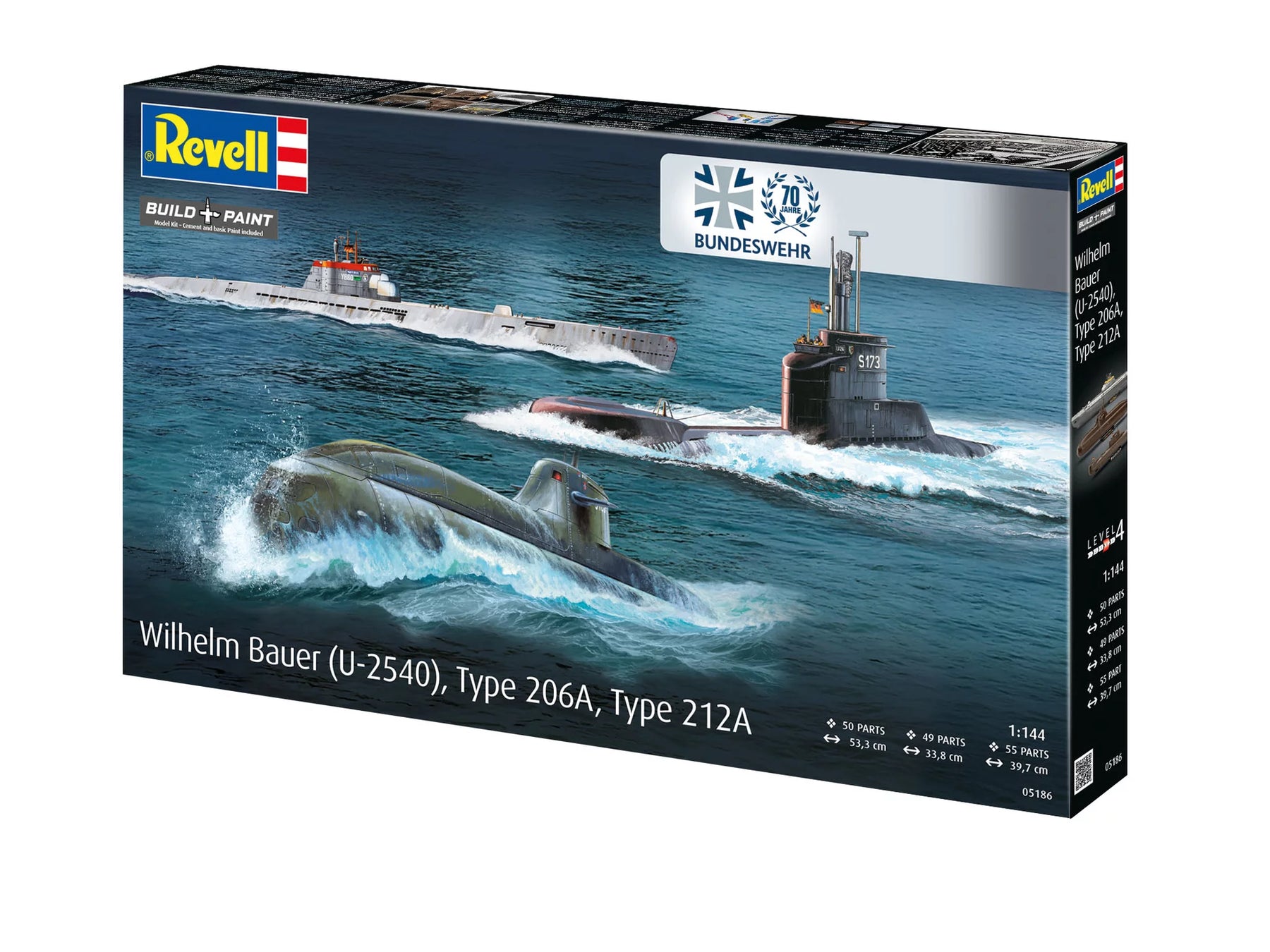 70 Years Bundeswehr:Wilhelm Bauer,Type 206A,Class2