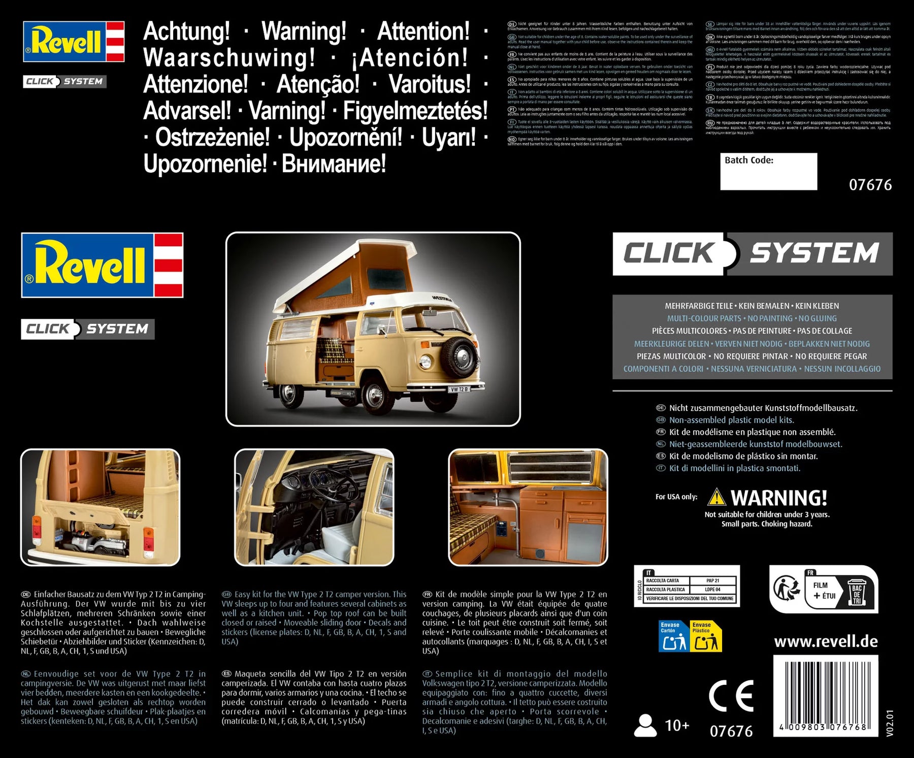VW T2 Camper Click System