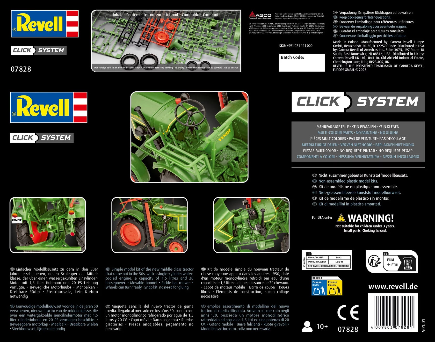 Fendt F20 Dieselroß Tractor (click system)