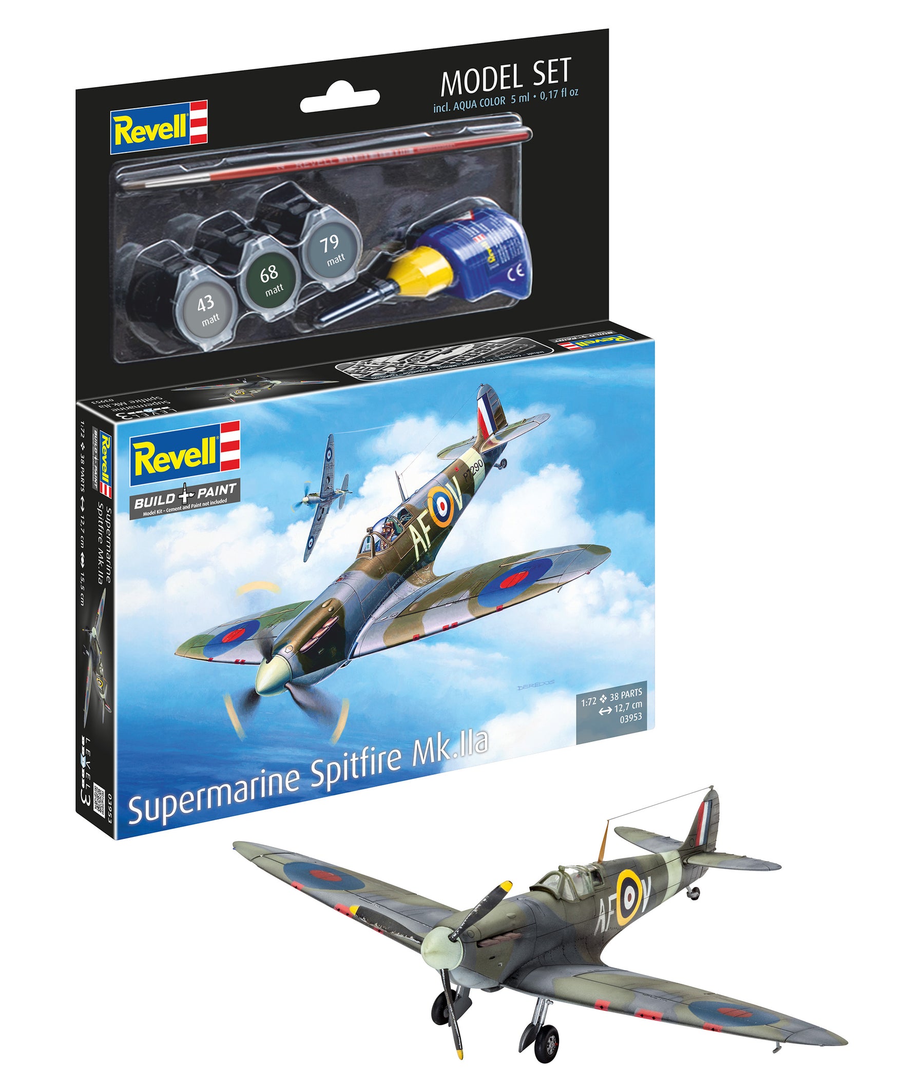 Modelset Spitfire Mk.IIa