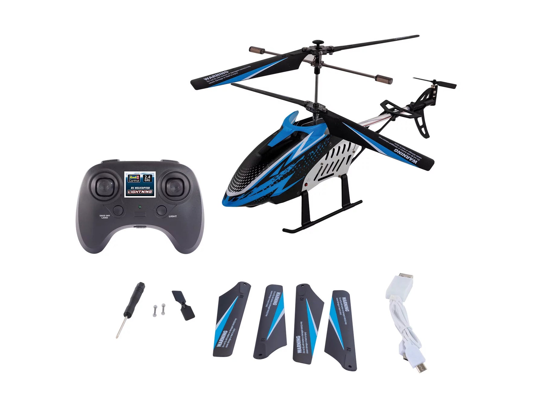 RC Helicopter Lightning, blau