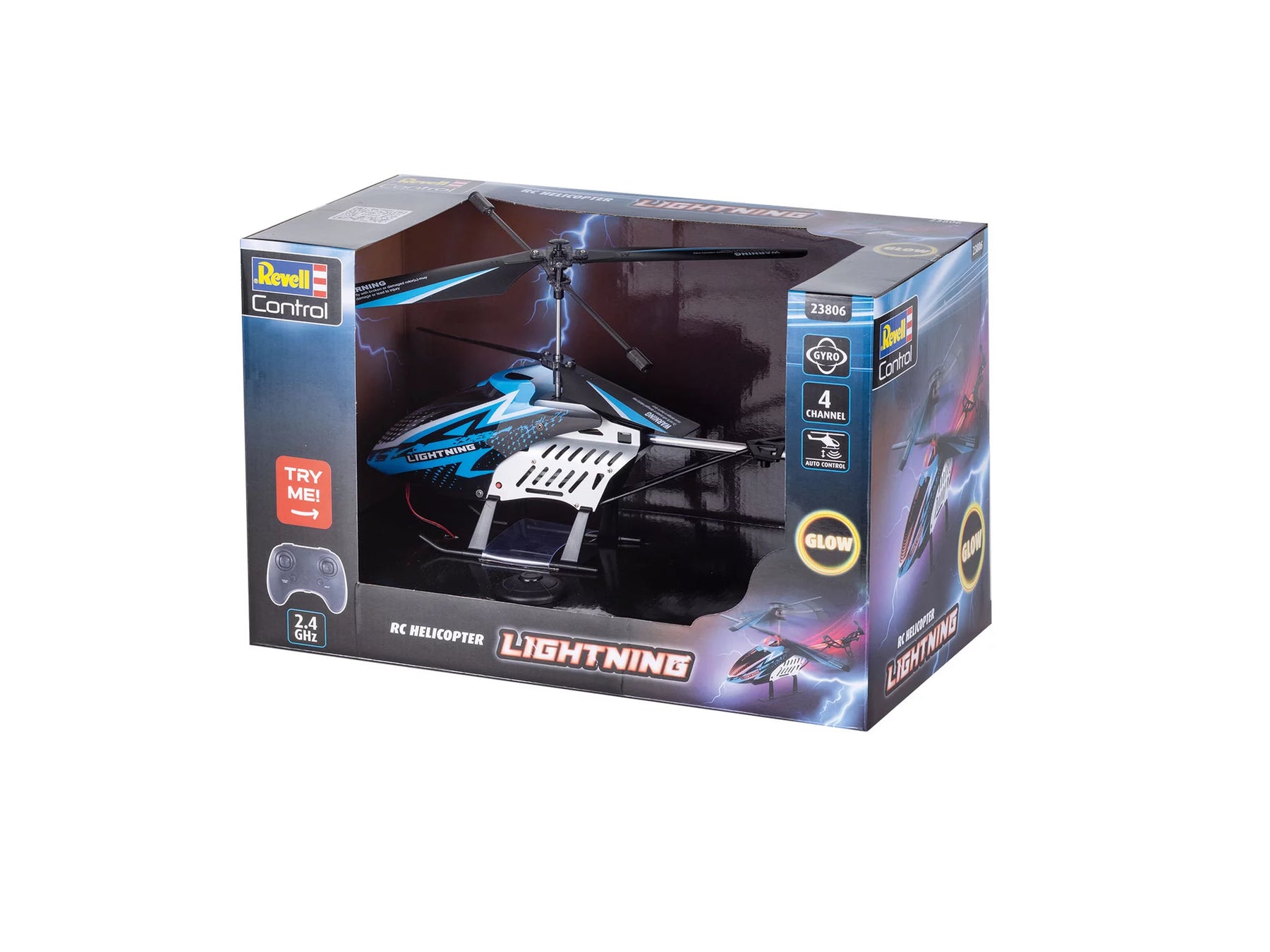 RC Helicopter Lightning, blau