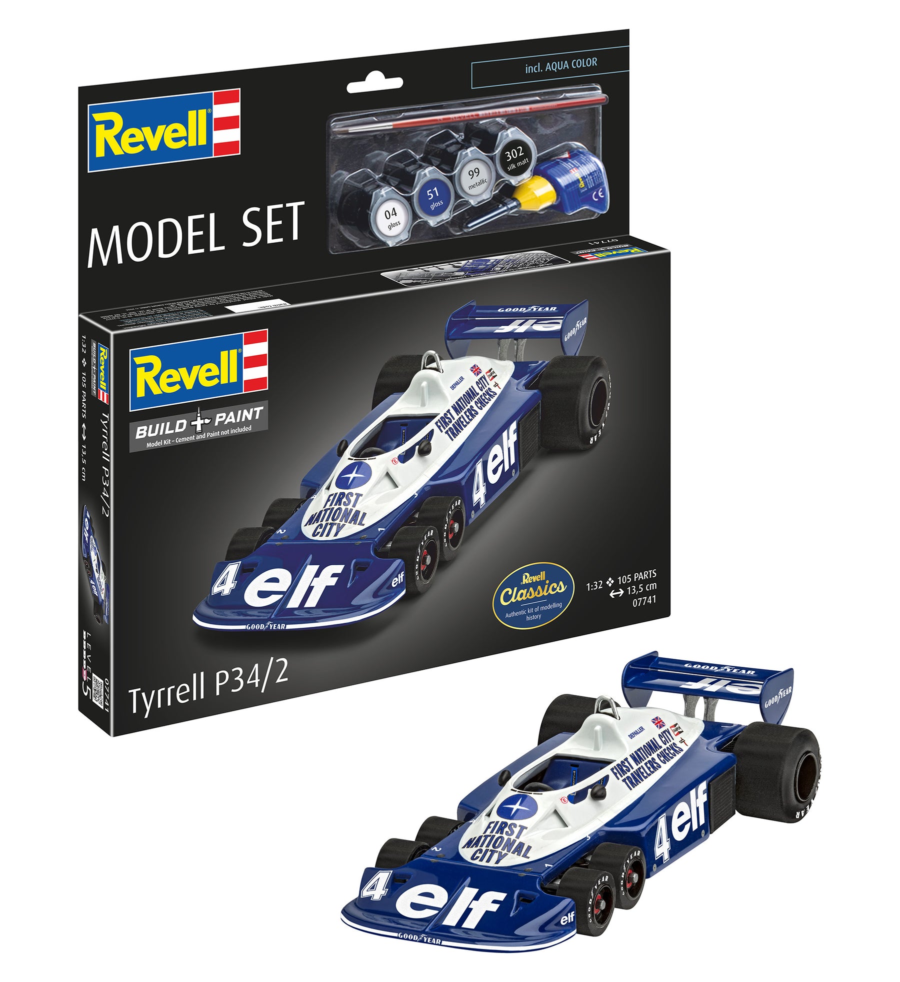 Set di modellini Tyrrel P34/2 6 ruote