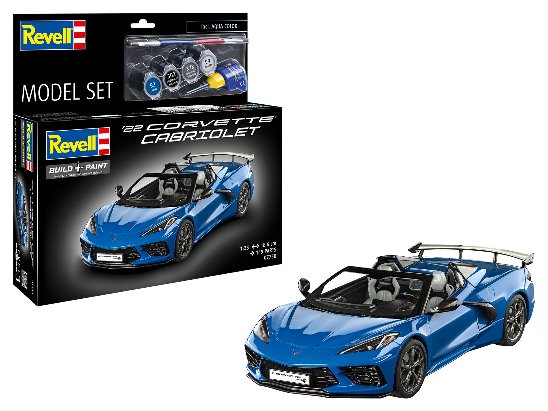 Zestaw modeli Corvette C8 Cabriolet