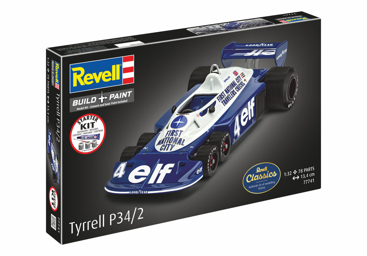 Kit de inicio Tyrrell P34/2 vehículo de 6 ruedas