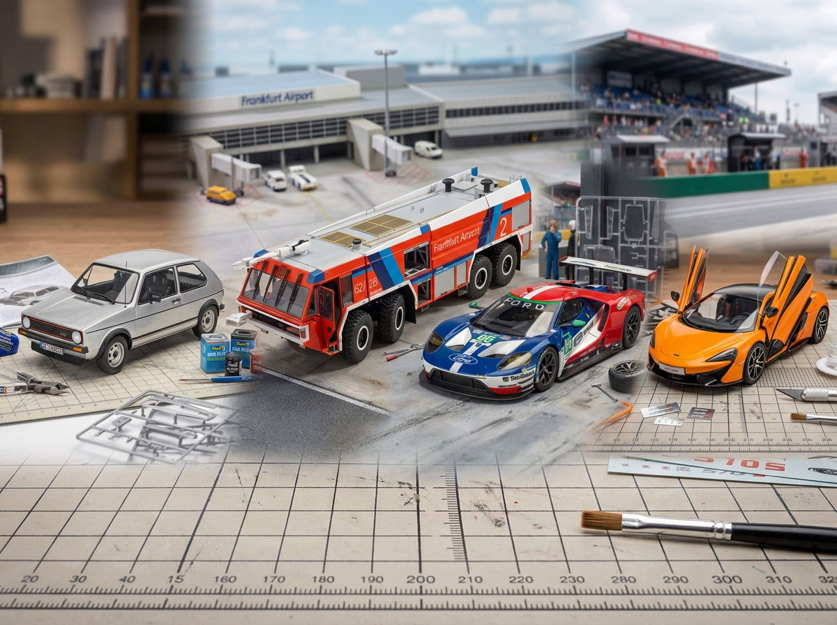 Model cars: vehicles for every taste at Revell