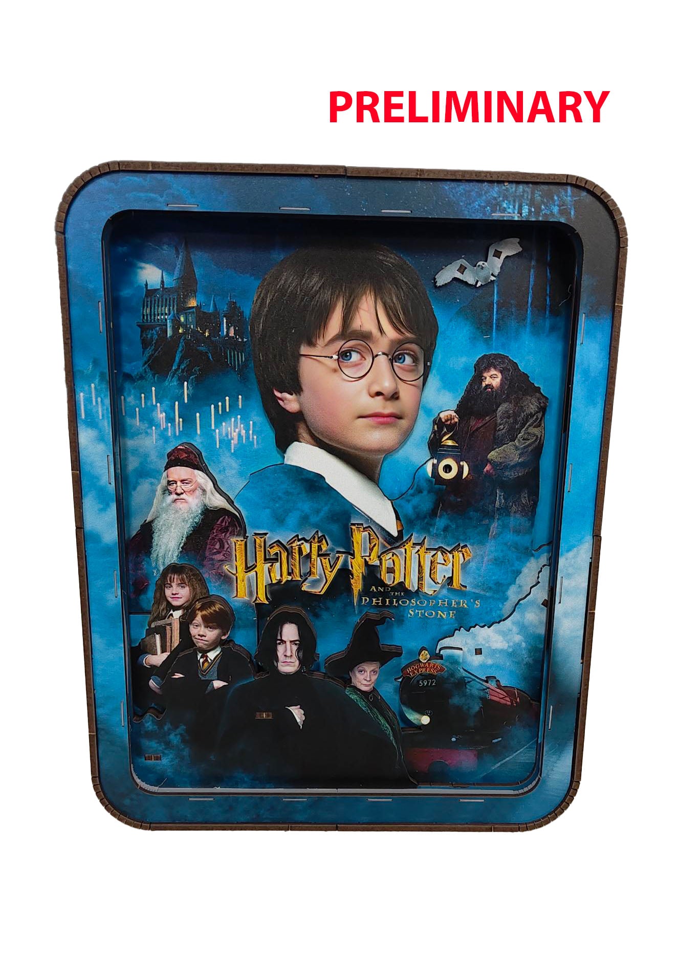 Tiny Adventures Harry Potter: Der Stein der Weisen als 3D-Rahmen
