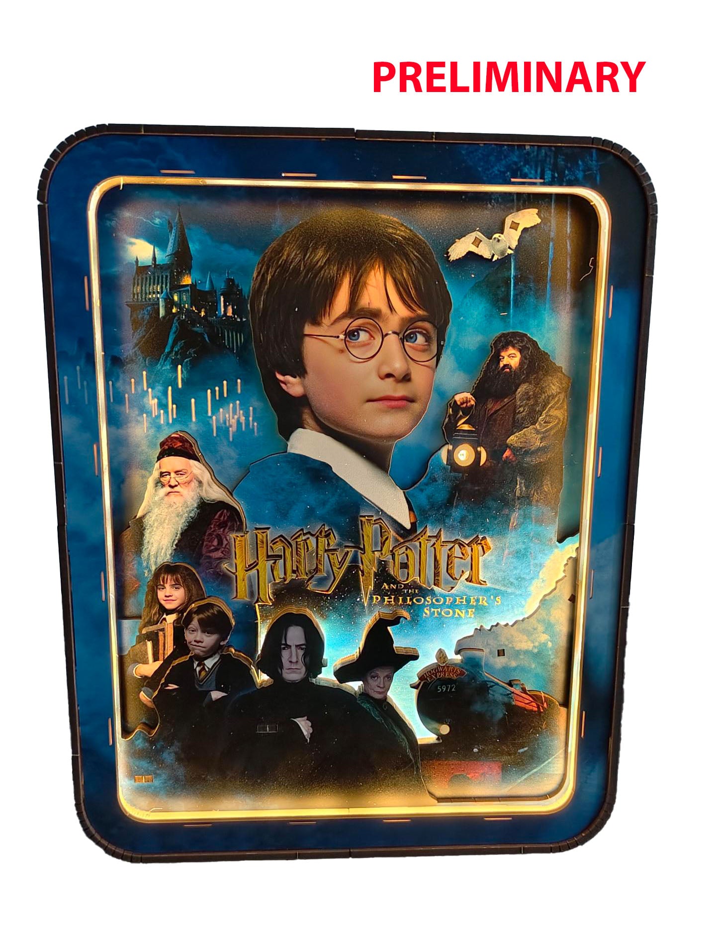 Tiny Adventures Harry Potter: Der Stein der Weisen als 3D-Rahmen