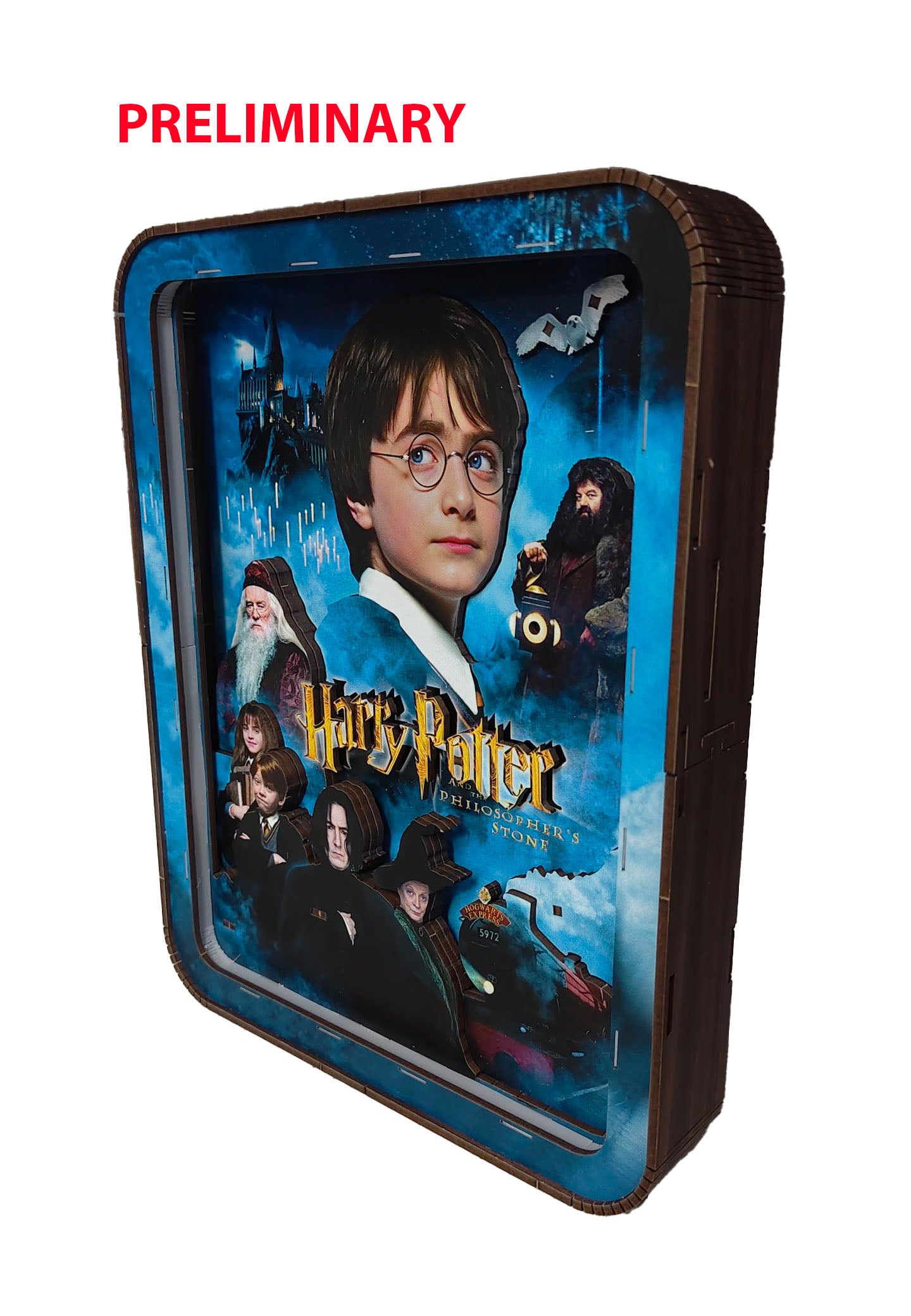 Tiny Adventures Harry Potter: Der Stein der Weisen als 3D-Rahmen