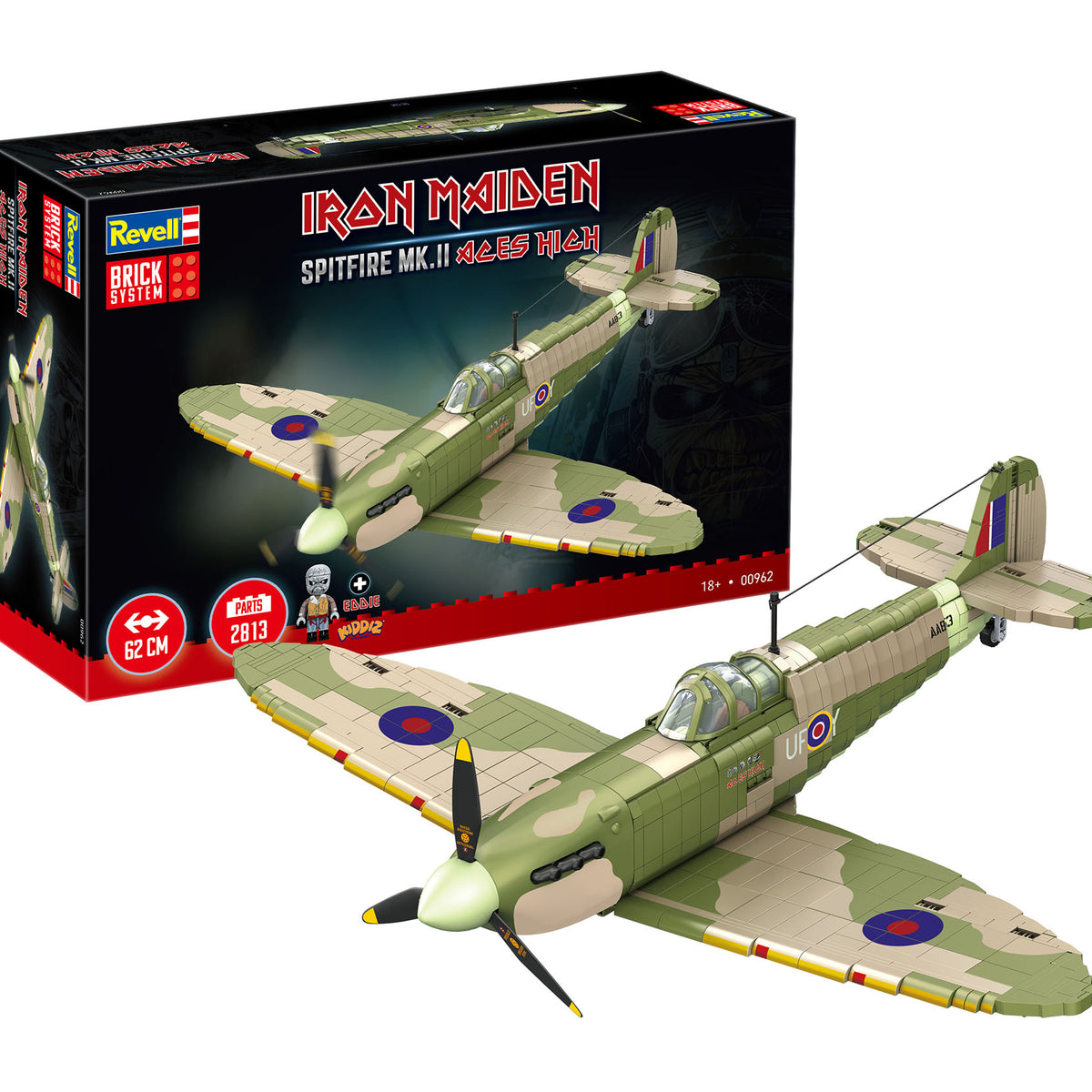 Revell Spitfire MK.II Aces High アイアンメイデン Iron Maiden Spitfire MK.II: Aces High as a huge brick model