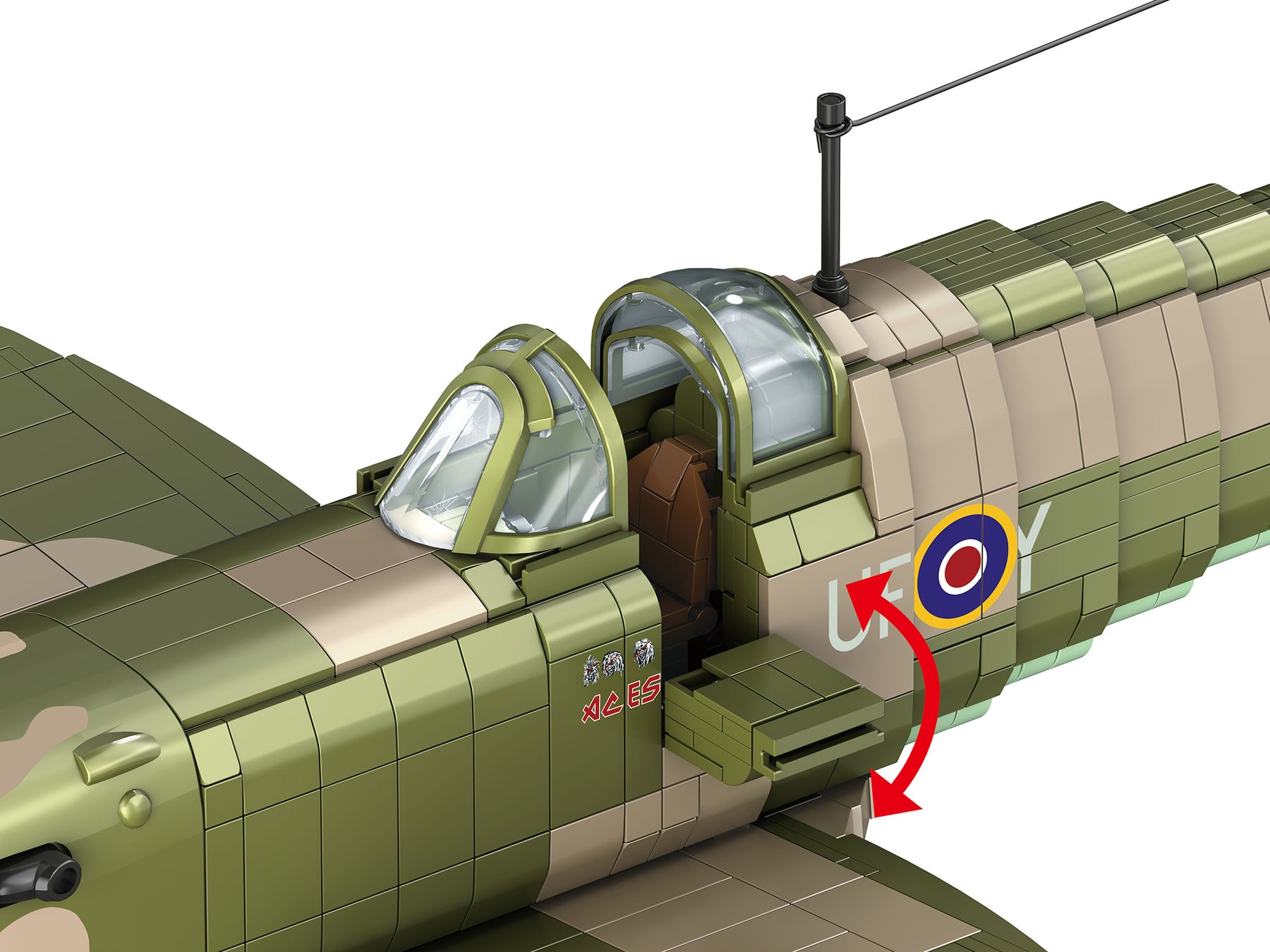 Iron Maiden Spitfire MK.II Aces High - Brick System