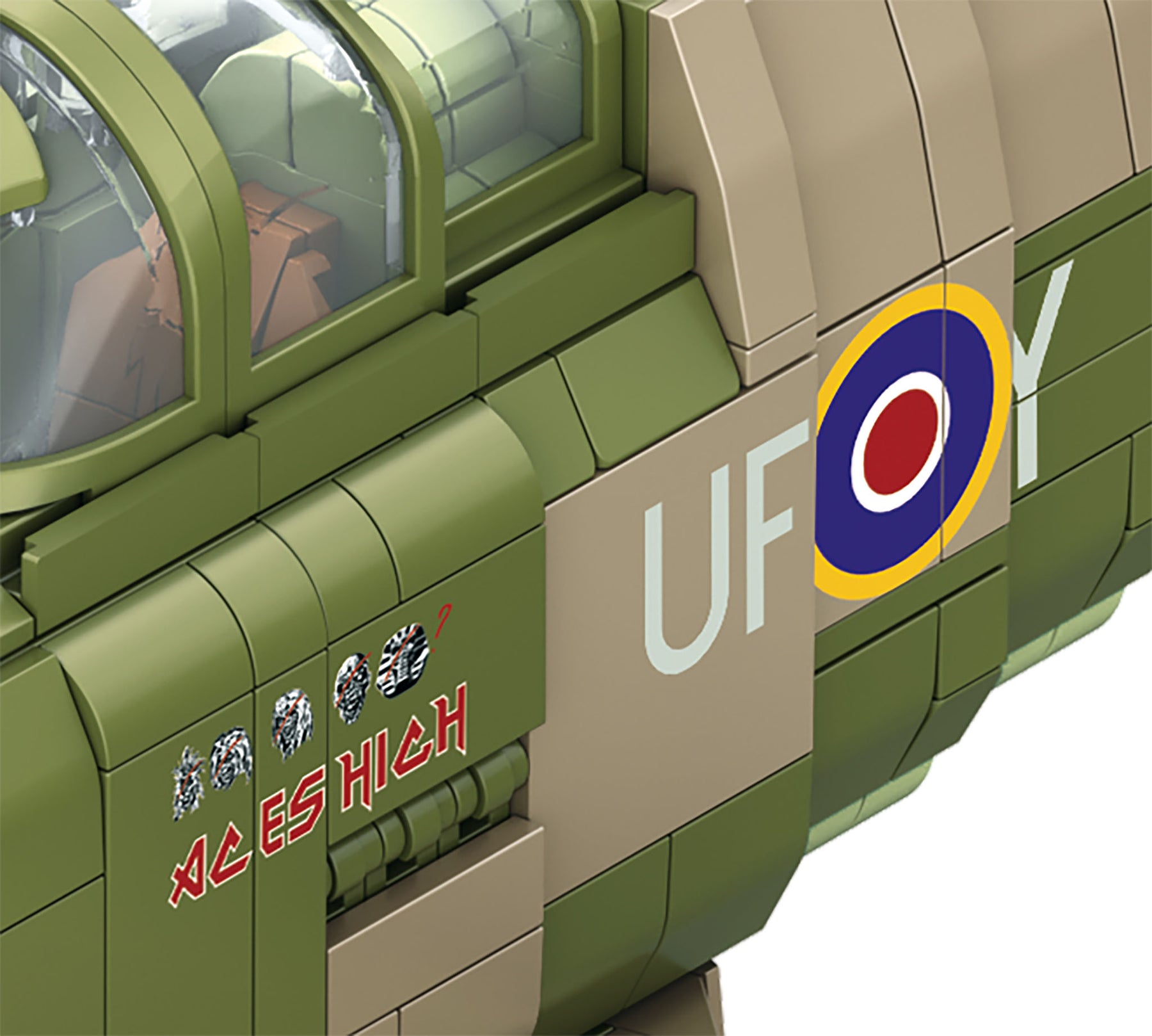 Iron Maiden Spitfire MK.II Aces High - Brick System
