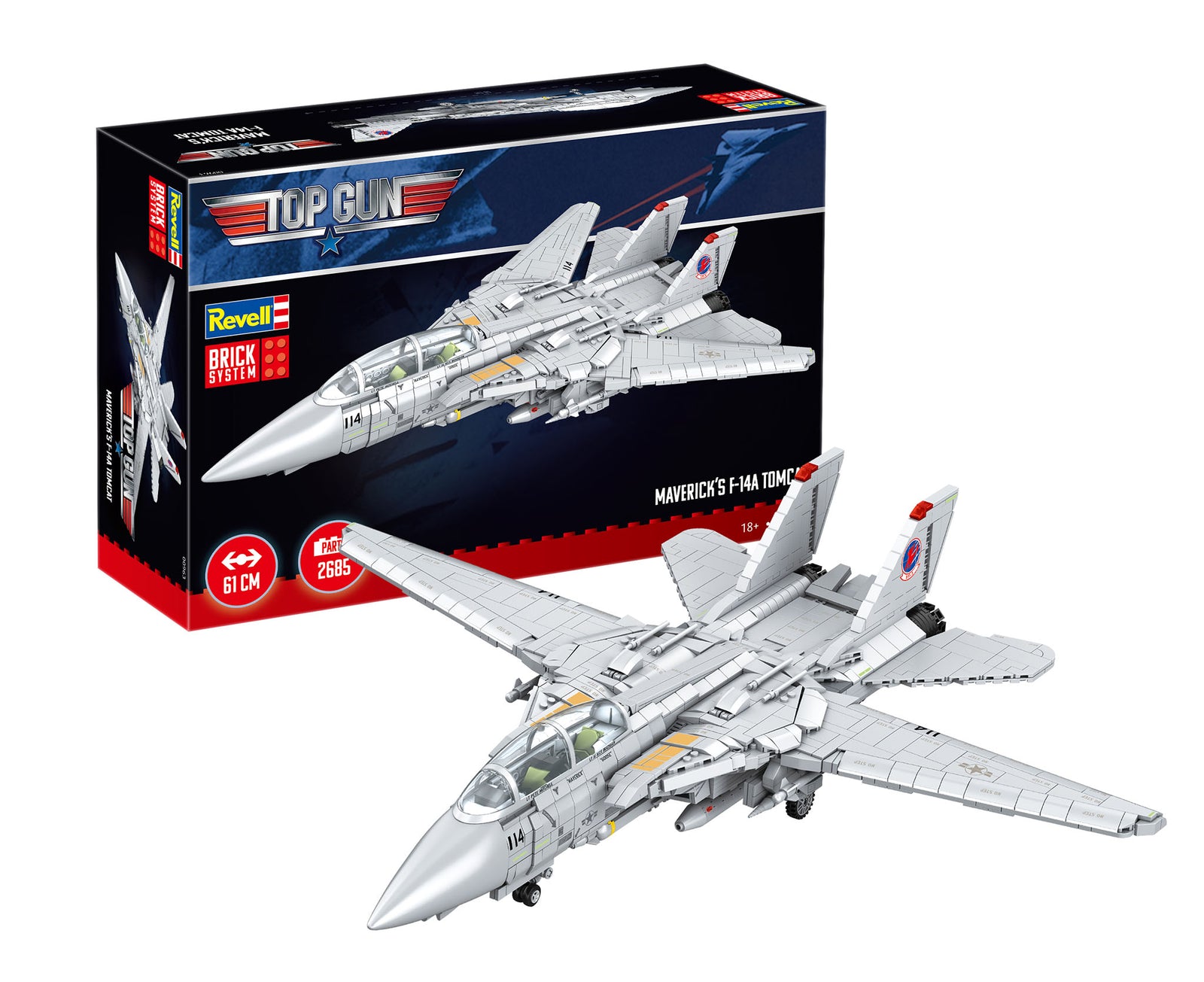 Maverick's F-14A Tomcat "Top Gun" - Sistema de ladrillos – Ansicht 1