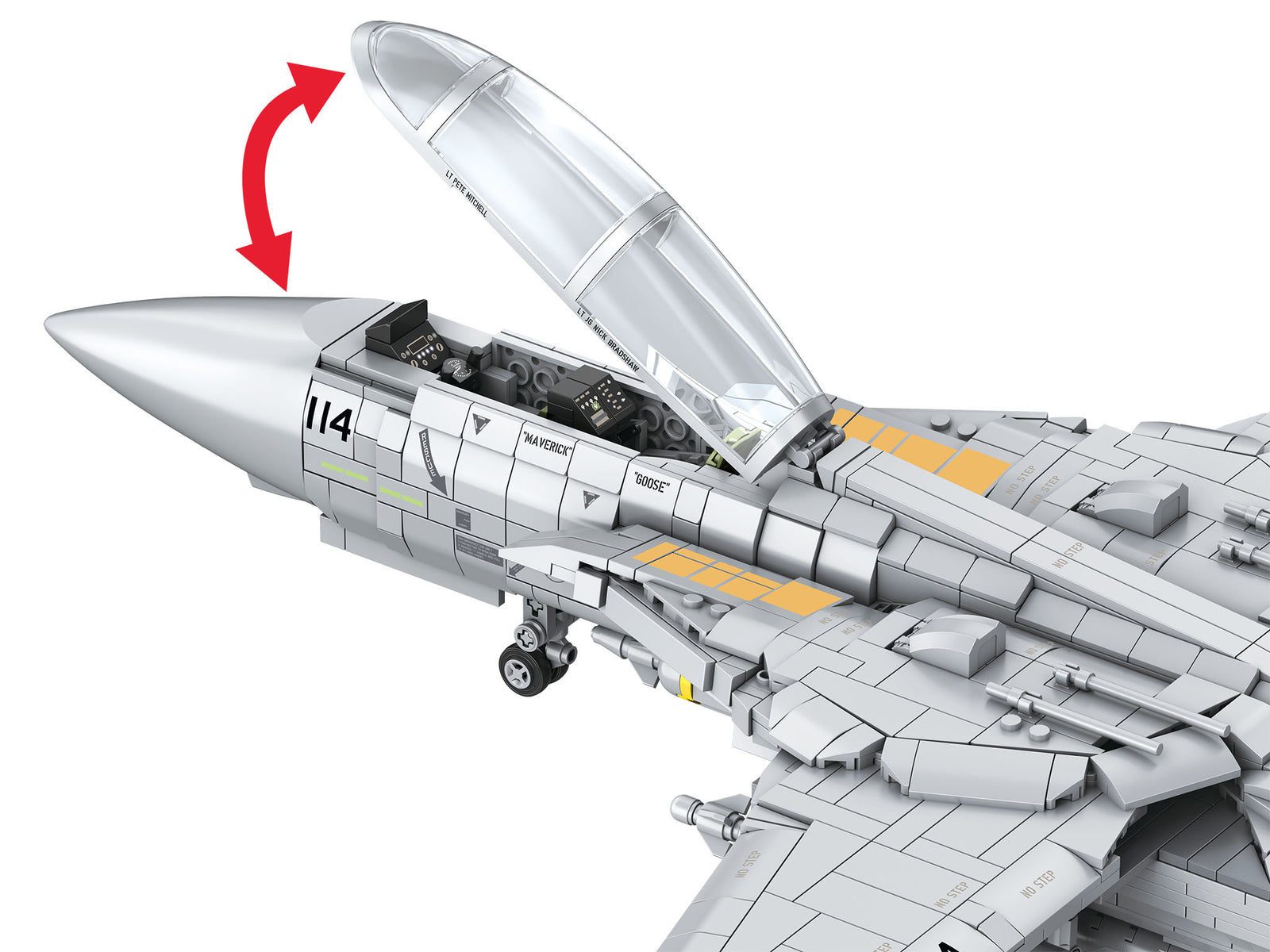 Maverick's F-14A Tomcat "Top Gun" - Sistema de ladrillos – Ansicht 6