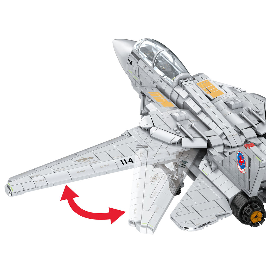 Maverick's F-14A Tomcat "Top Gun" - Sistema de ladrillos
