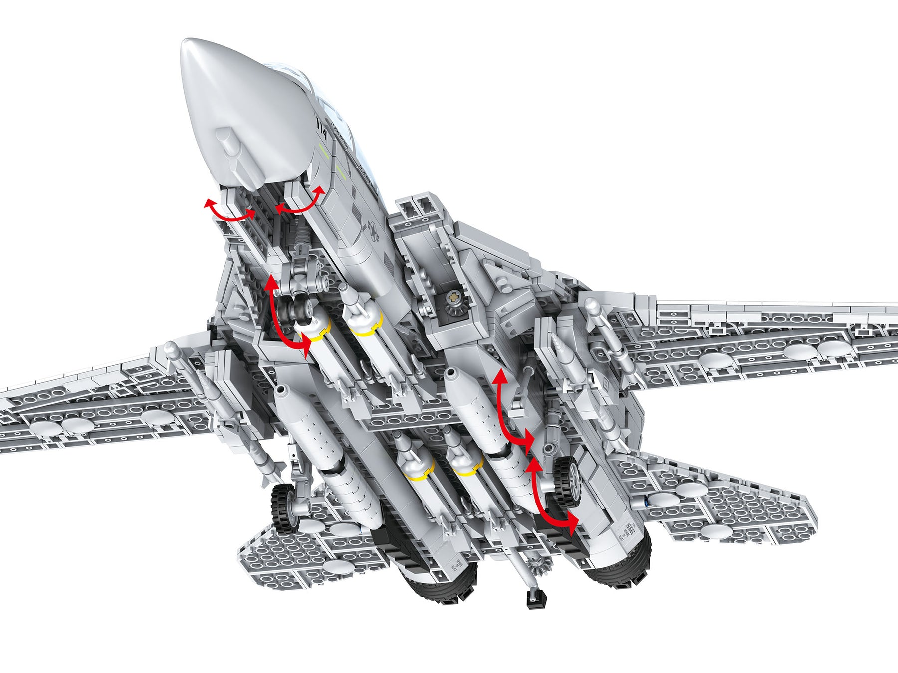 Maverick's F-14A Tomcat "Top Gun" - Brick System