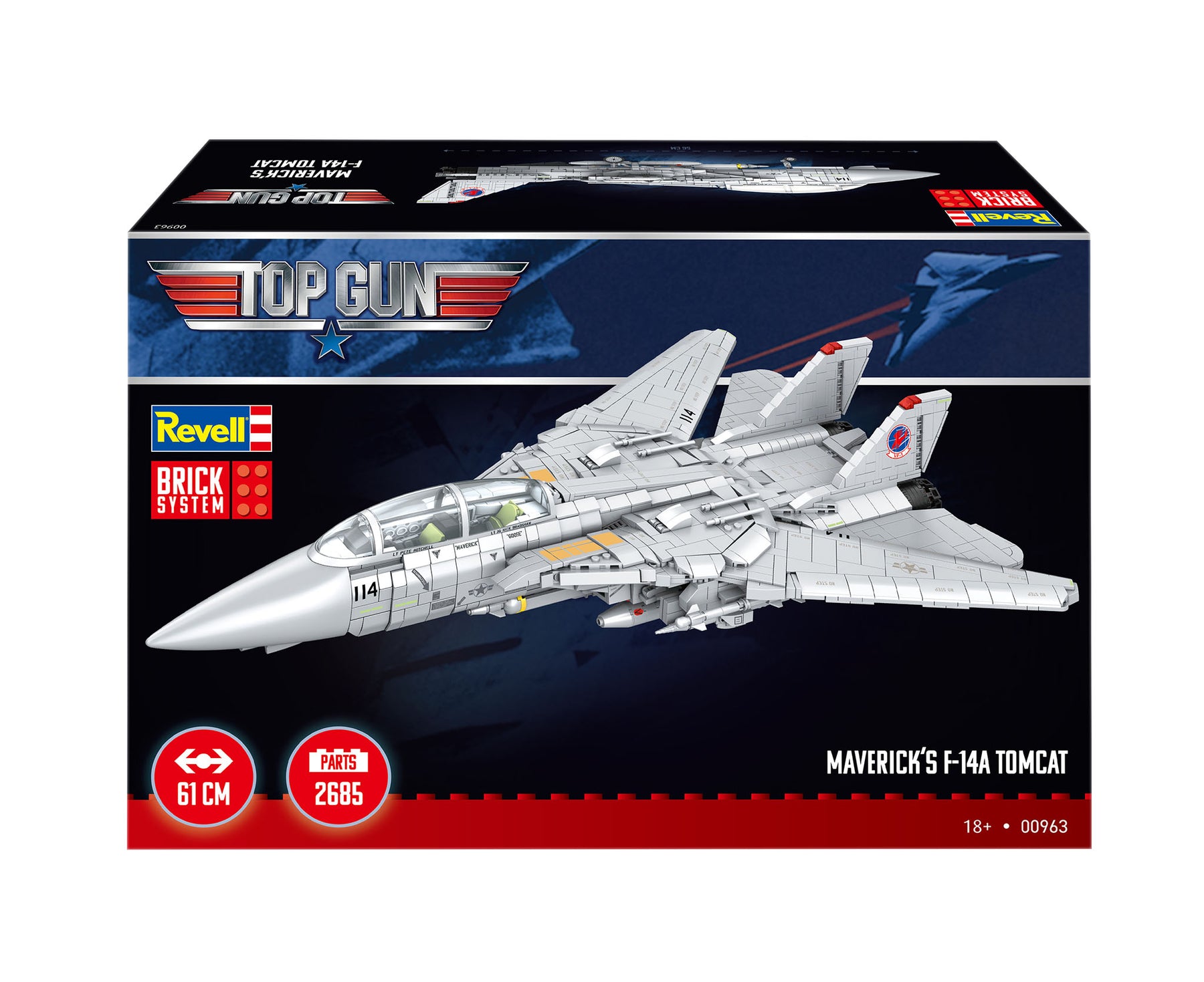 Maverick's F-14A Tomcat "Top Gun" - Brick System