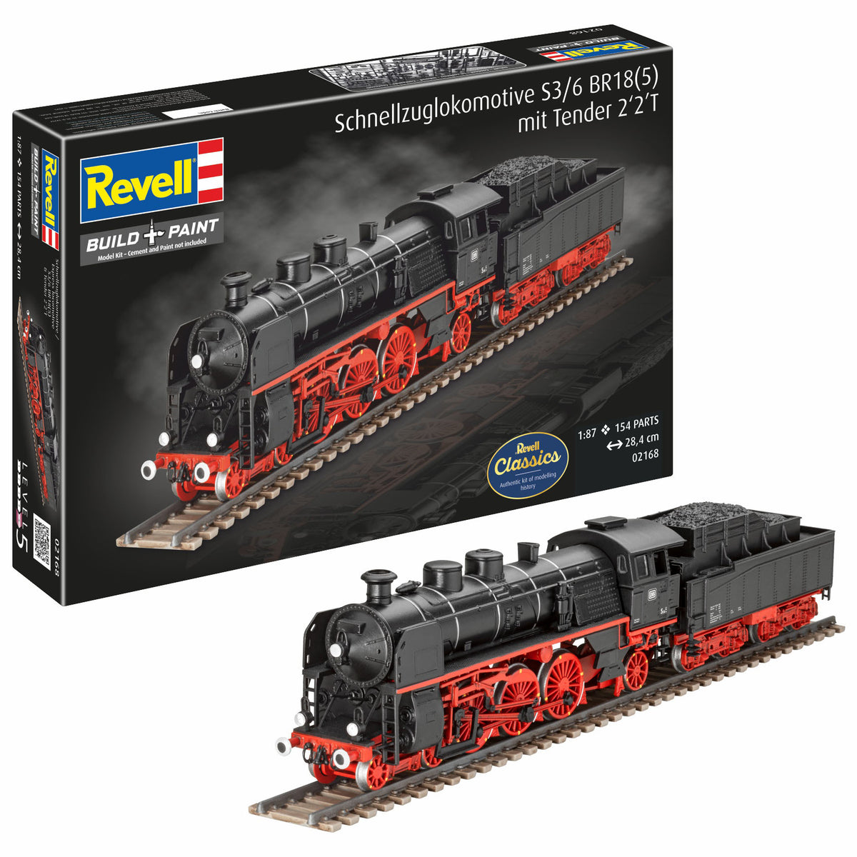 Express locomotive S3/6 BR18(5) with tender 2'2'T