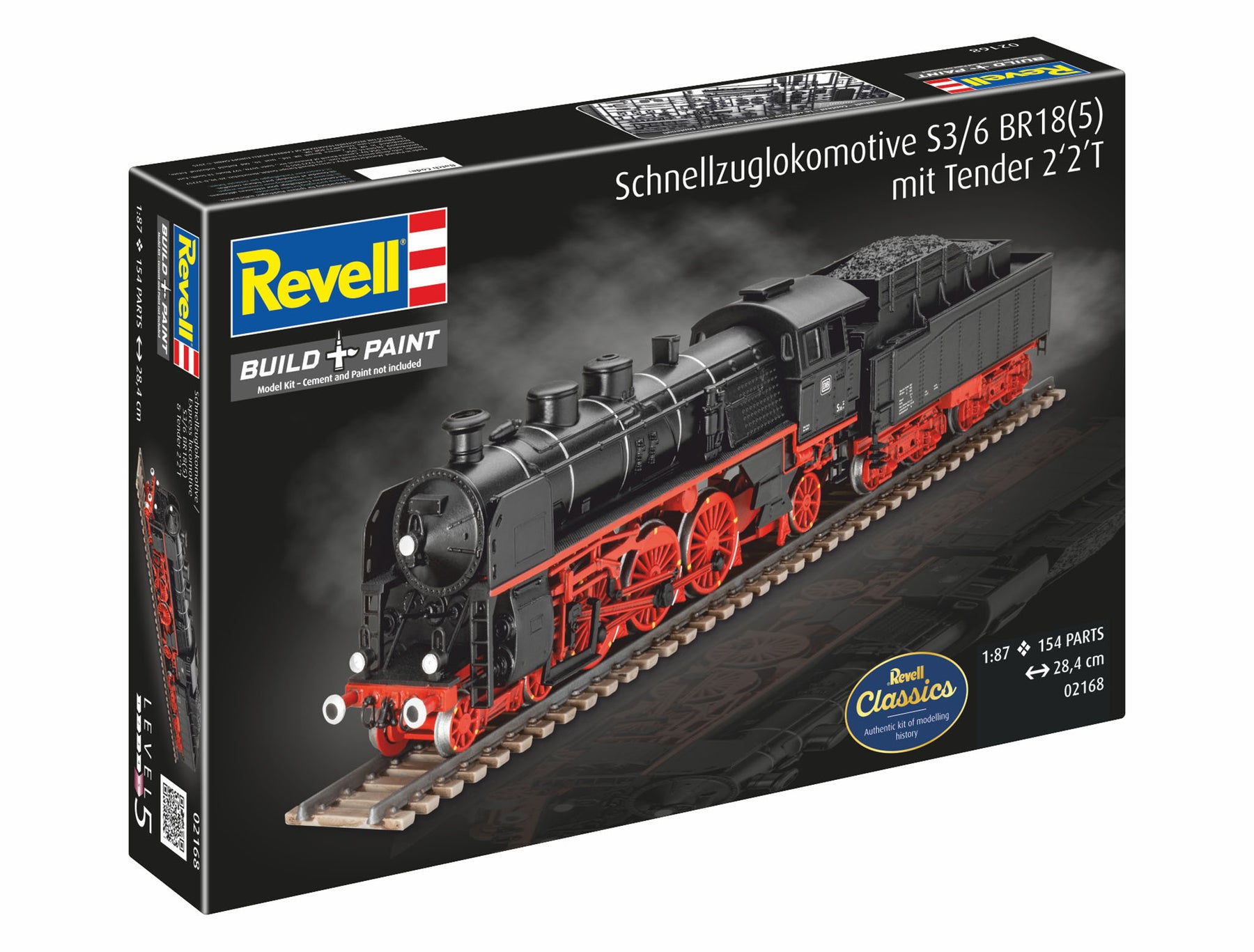 Snellocomotief S3/6 BR18(5) met tender 2'2'T