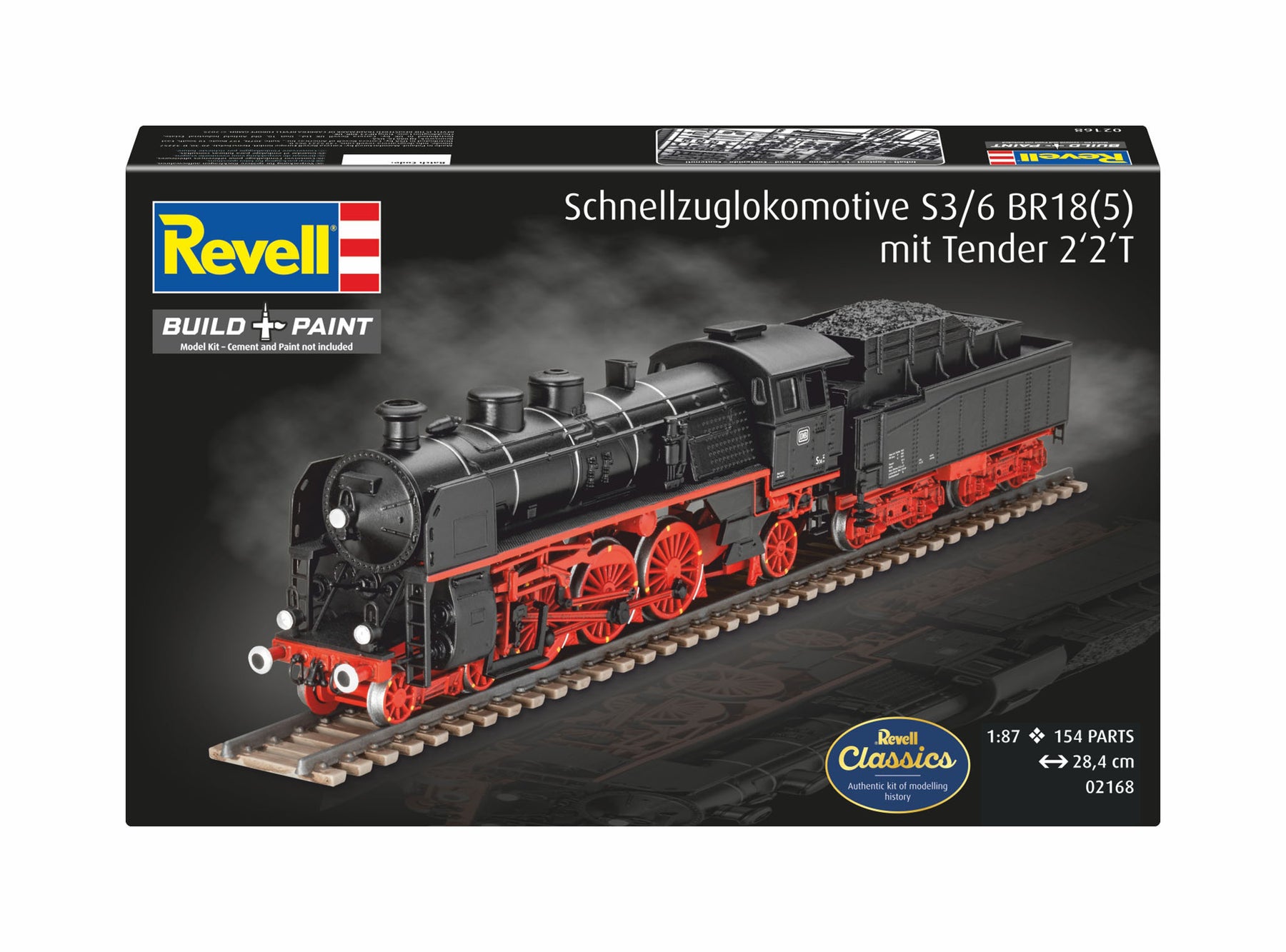 Snellocomotief S3/6 BR18(5) met tender 2'2'T