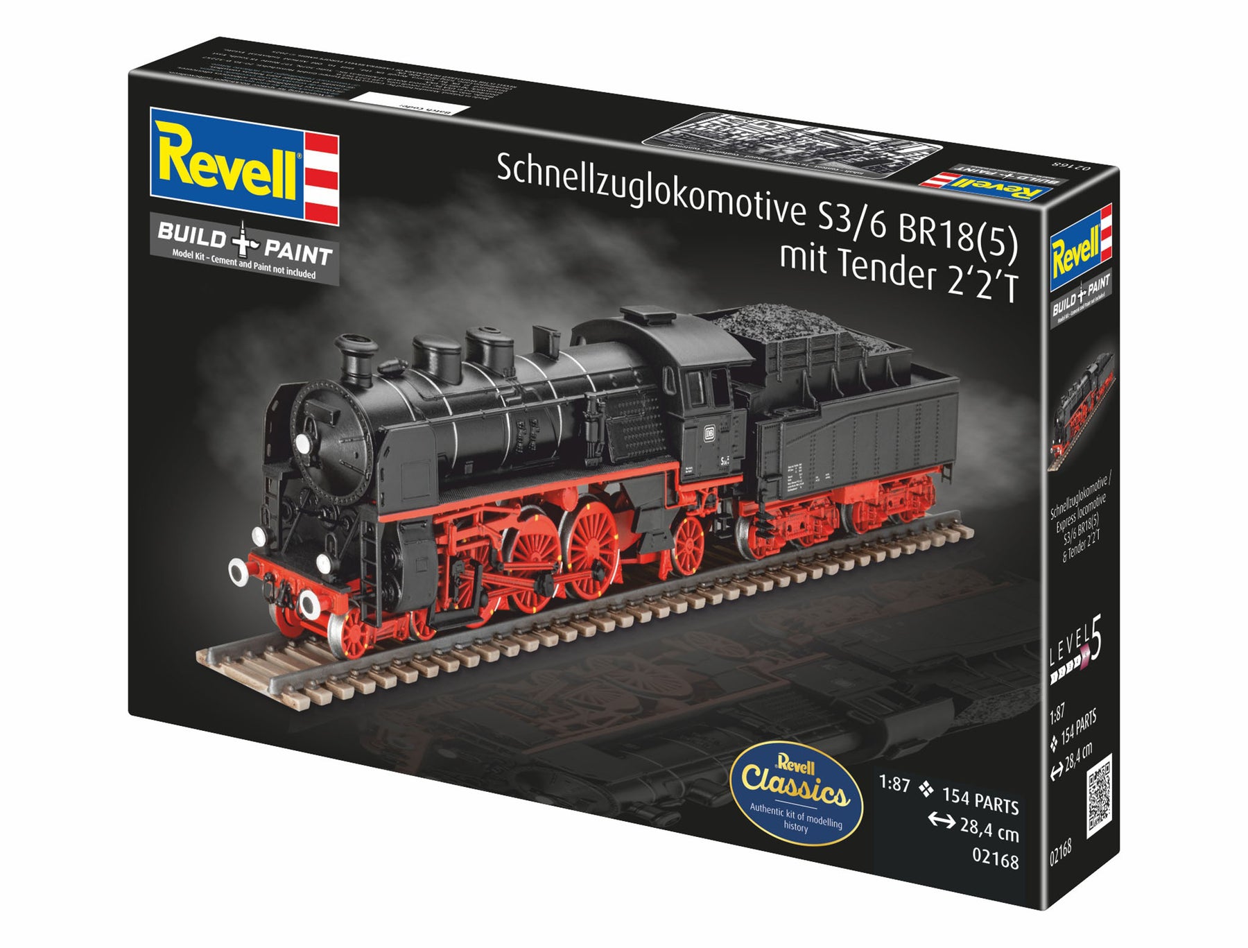 Snellocomotief S3/6 BR18(5) met tender 2'2'T
