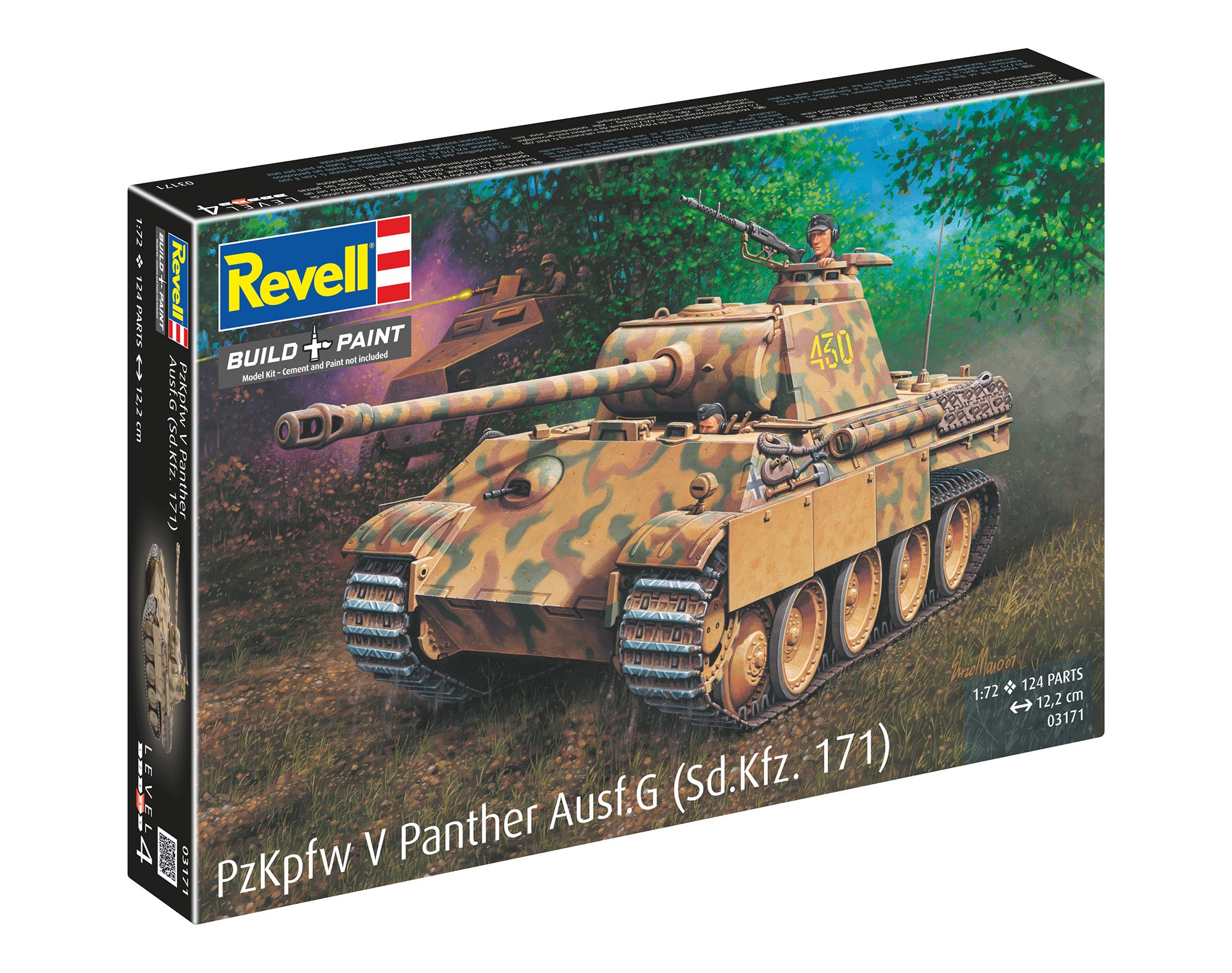 Panther-G Sd.Kfz.171 1/24モデルキット PzKpfw V Panther Ausf.G (Sd.Kfz. 171)