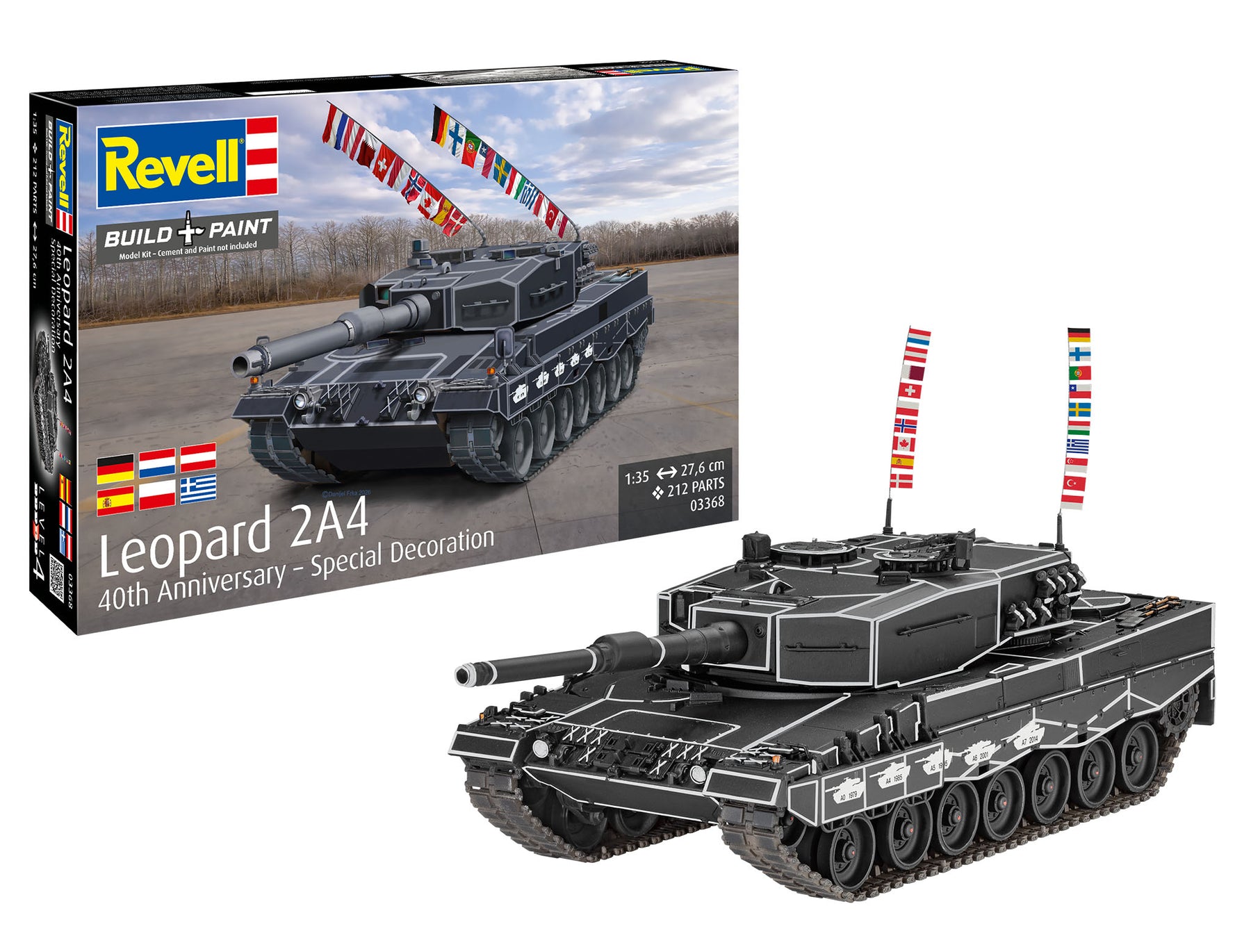 Leopard 2A4  - Special Decoration 40th anniversay