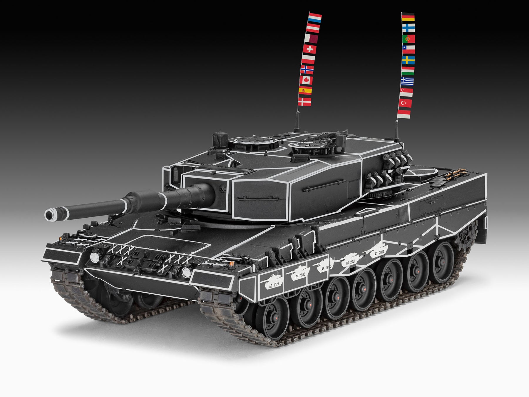 Leopard 2A4 - Special Decoration 40th anniversay