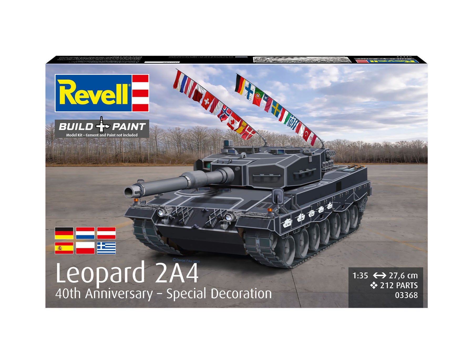 Leopard 2A4 - Special Decoration 40th anniversay