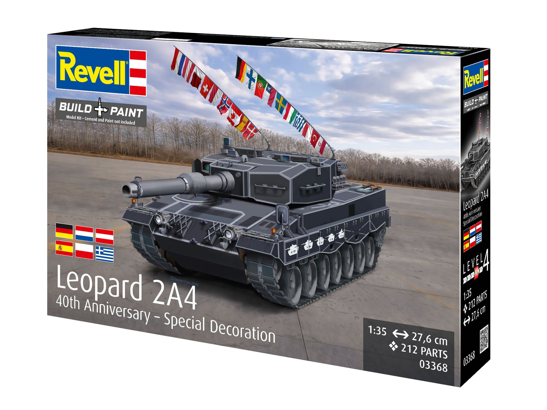 Leopard 2A4  - Special Decoration 40th anniversay