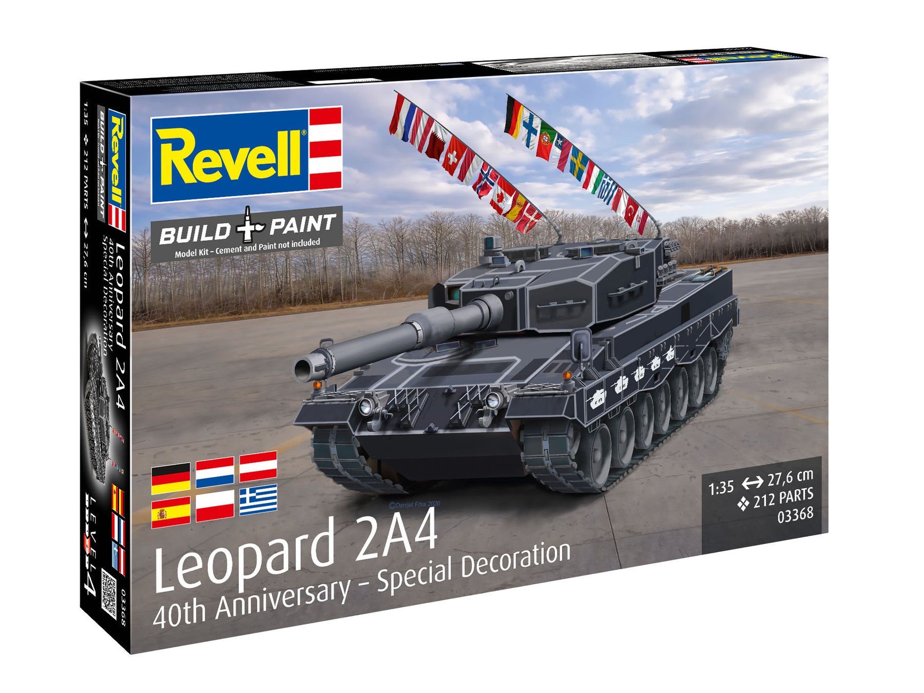 Leopard 2A4 - Special Decoration 40th anniversay