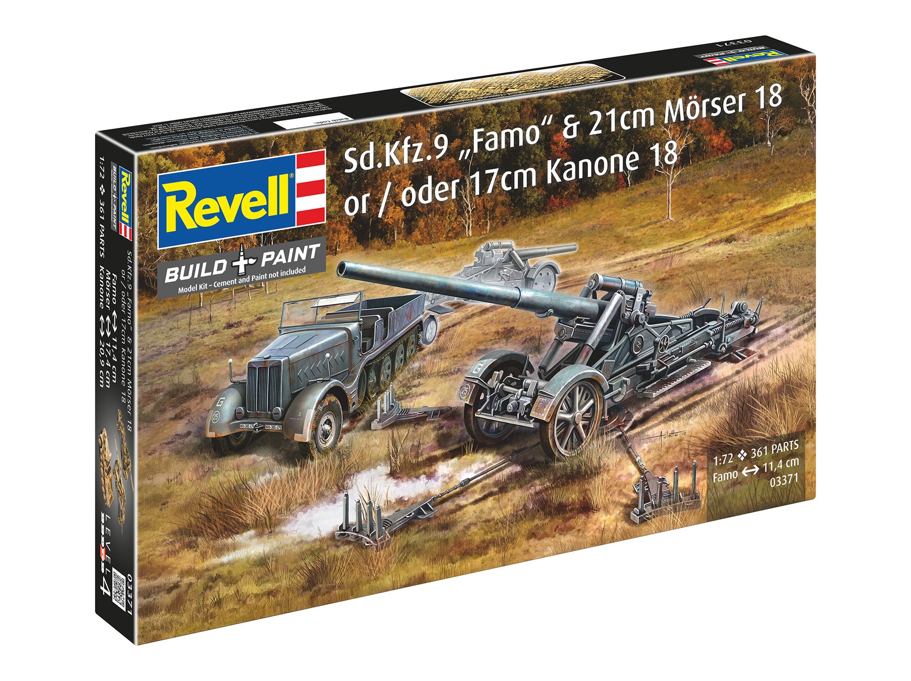 Sd.Kfz.9 "Famo" 21cm Mörser 18 or 17cm Kanone 18