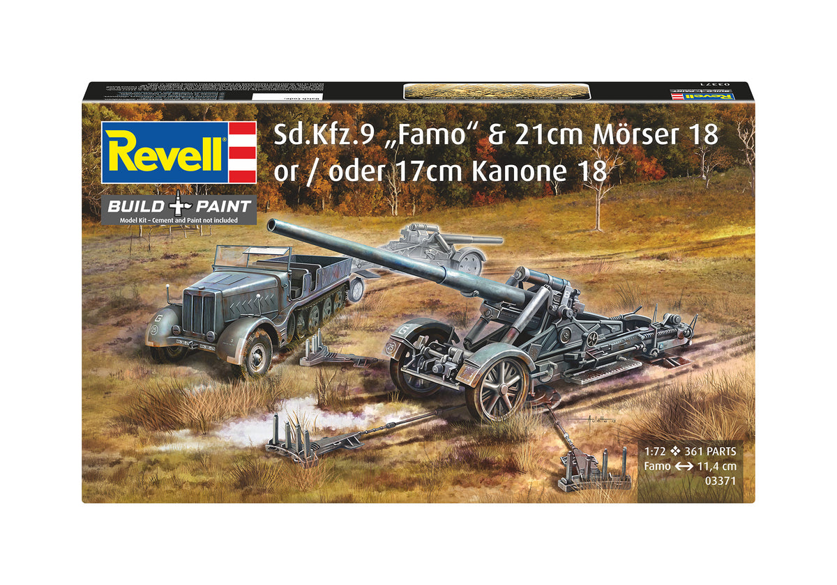 Sd.Kfz.9 "Famo" 21cm Mörser 18 or 17cm Kanone 18