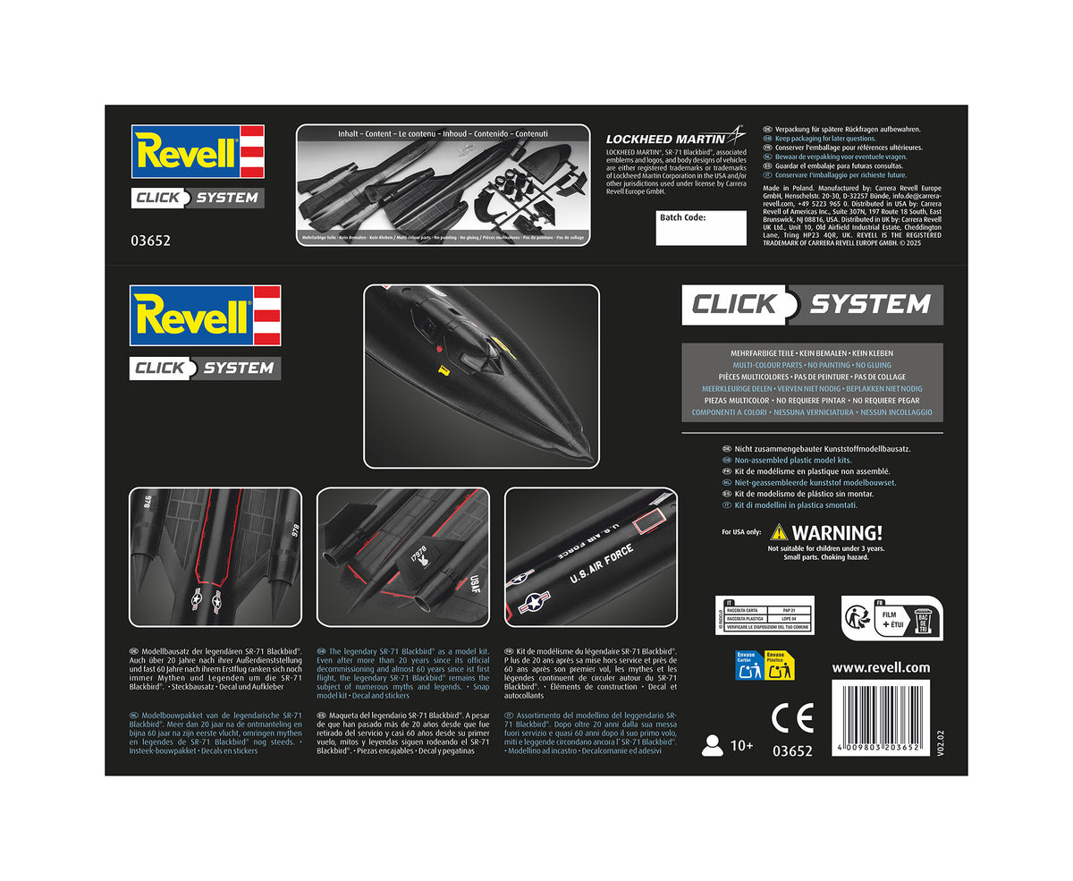 Lockheed SR-71 Blackbird click system