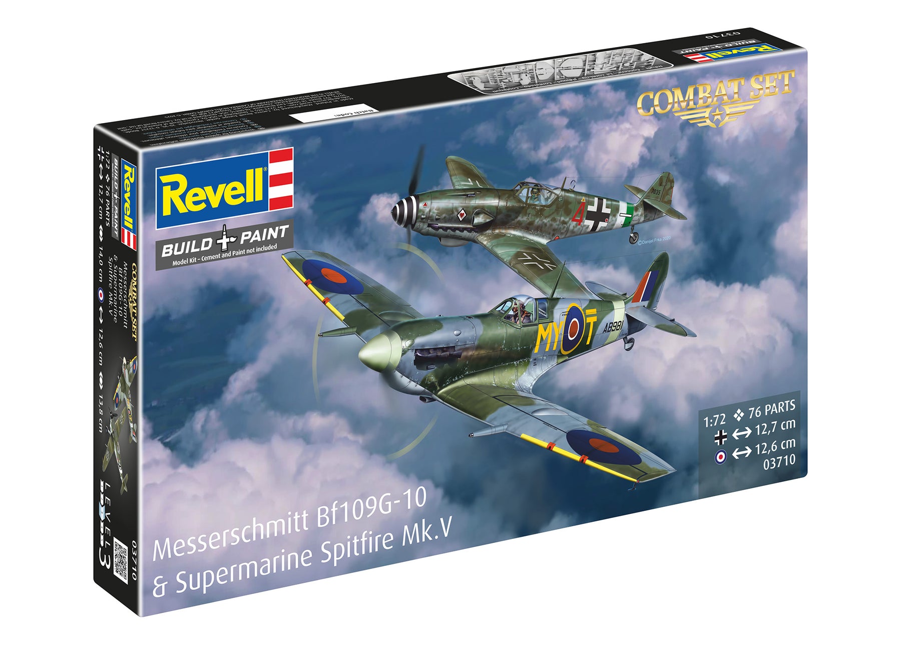 Ensemble de combat Messerschmitt Bf109G-10 - Spitfire Mk.V