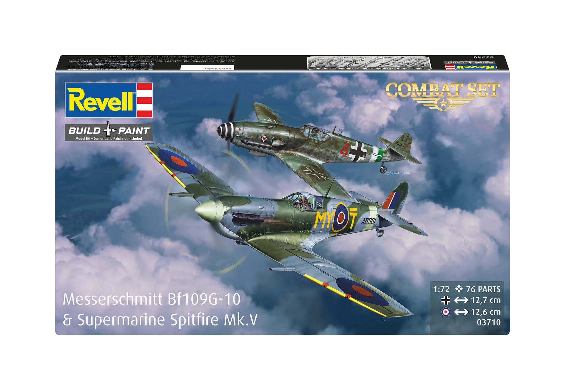 Combat Set Messerschmitt Bf109G-10 - Spitfire Mk.V