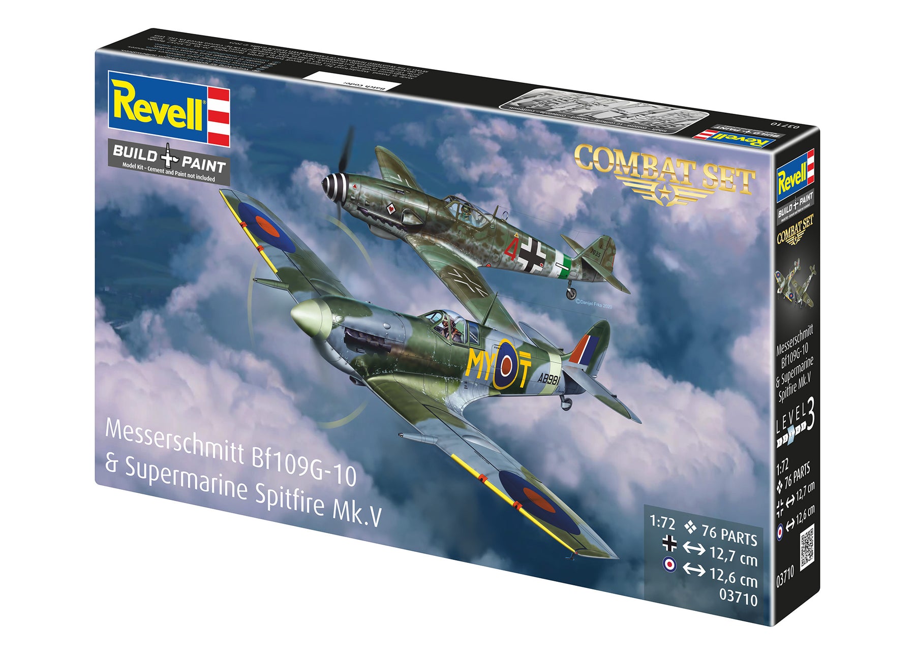 Combat Set Messerschmitt Bf109G-10 - Spitfire Mk.V