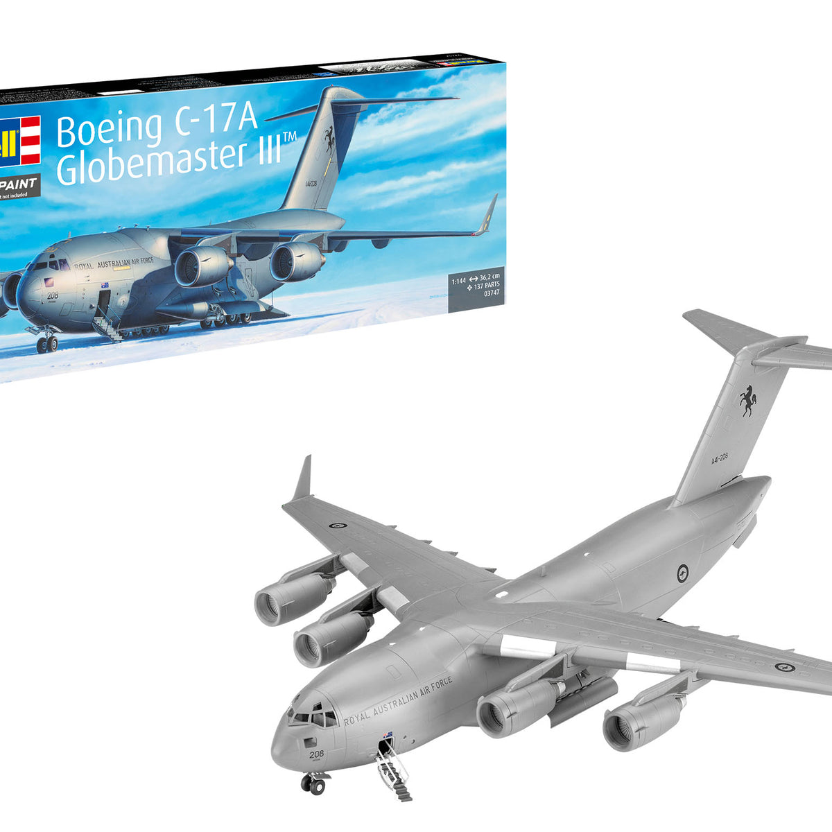 Opiniones de Revell Modellbausatz 04044 - C-17 Globemaster III en una