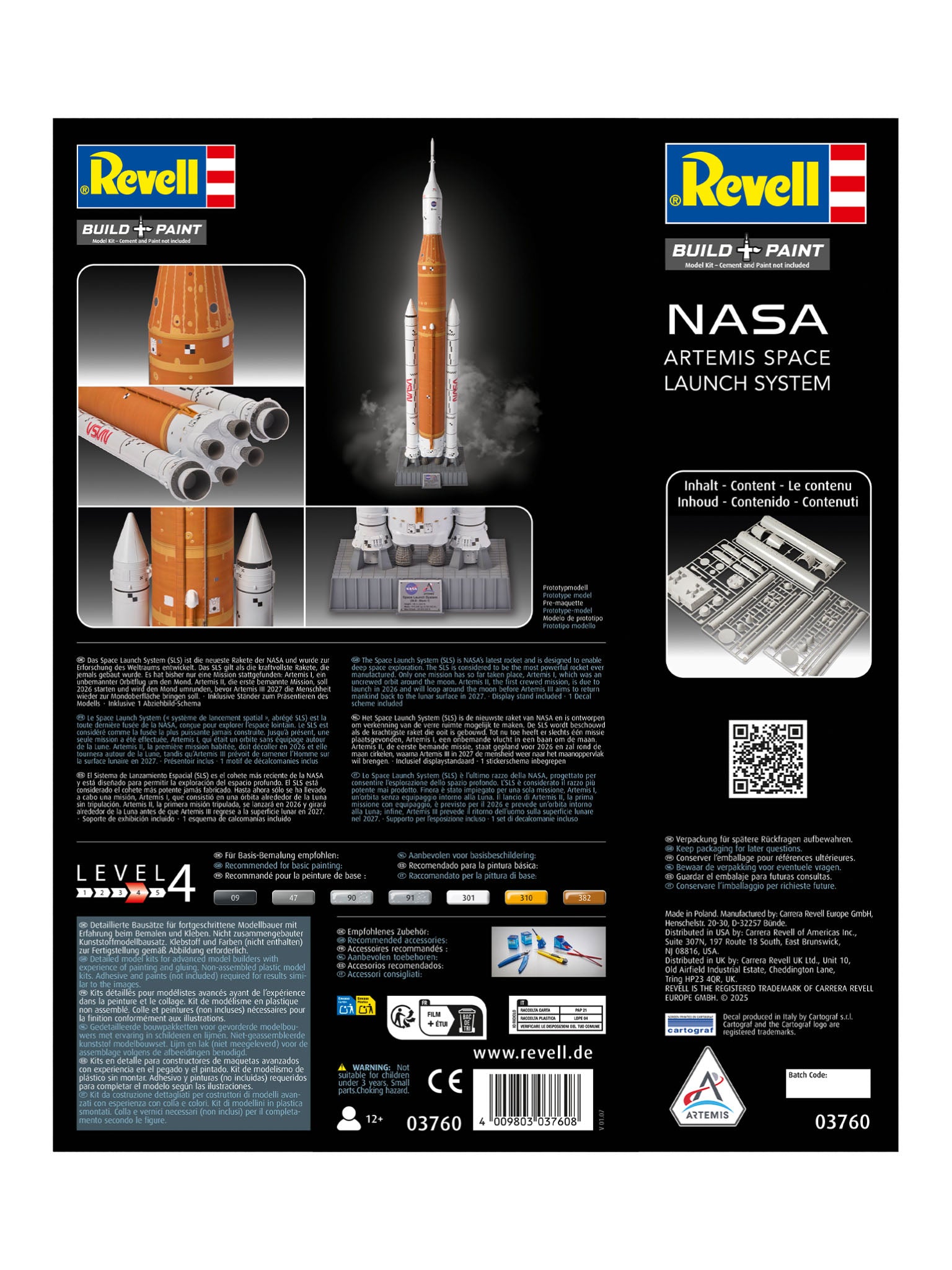 Sistema de lanzamiento espacial Artemis (SLS) de la NASA