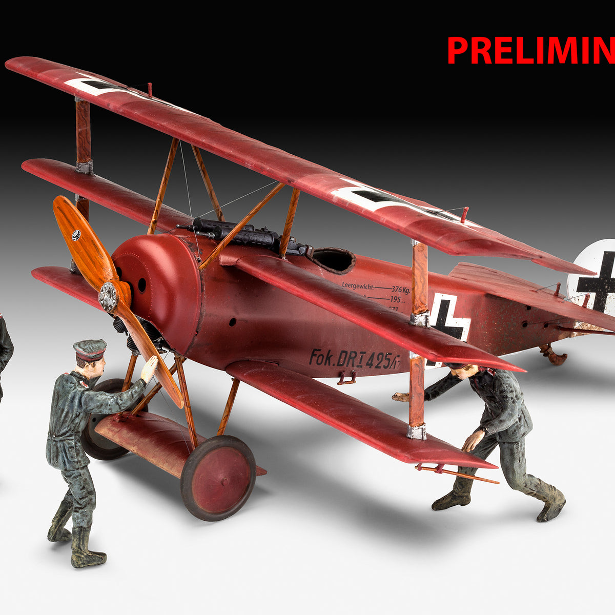 Fokker Triplane DR.1: Limited Edition cult kit (1957) in 1:28