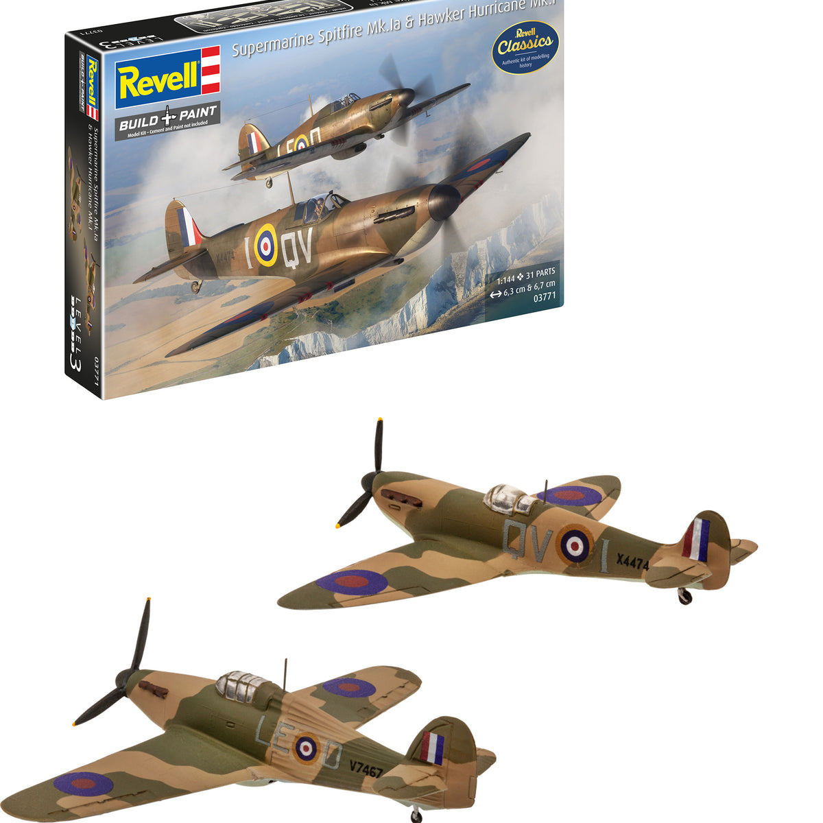 Supermarine Spitfire Mk.Ia & Hawker Hurricane Mk.I