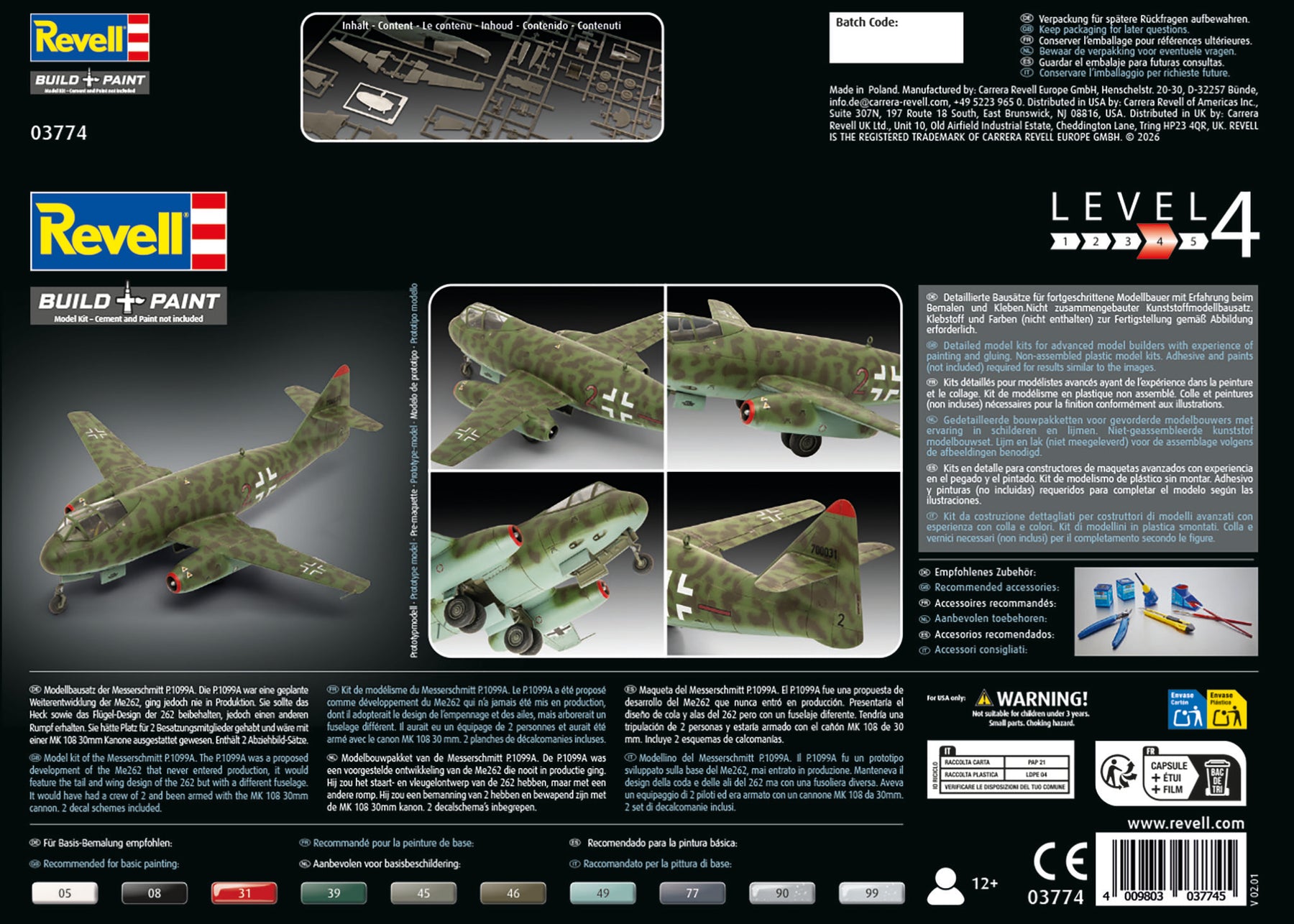 Messerschmitt P.1099A - Serie P