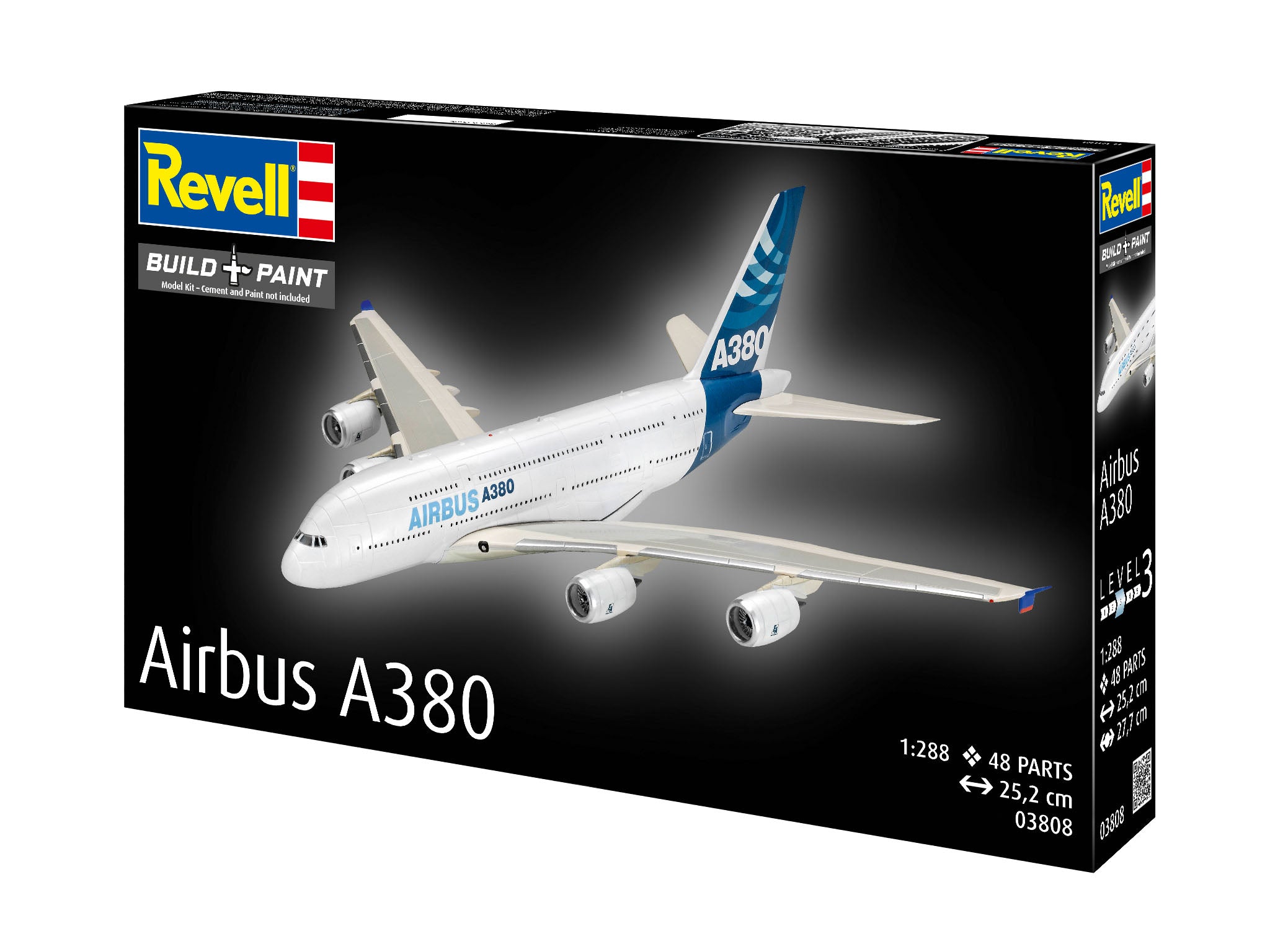 ●1/230=約30cm Airbus A380 模型 完成品 Airbus A380 model kit: The giant of the skies in 1:288